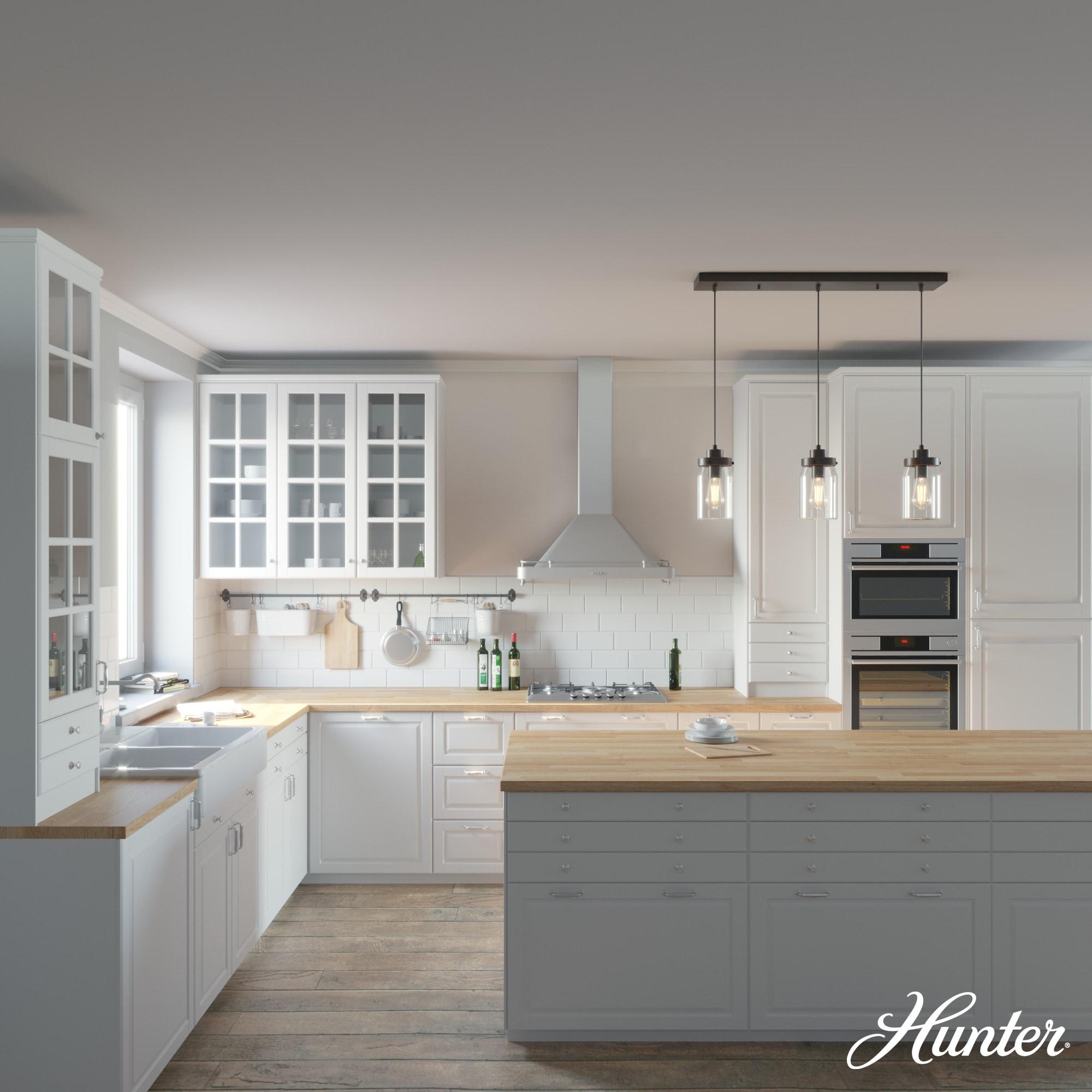 Devon Park 3 - Light Kitchen Island Linear Pendant
