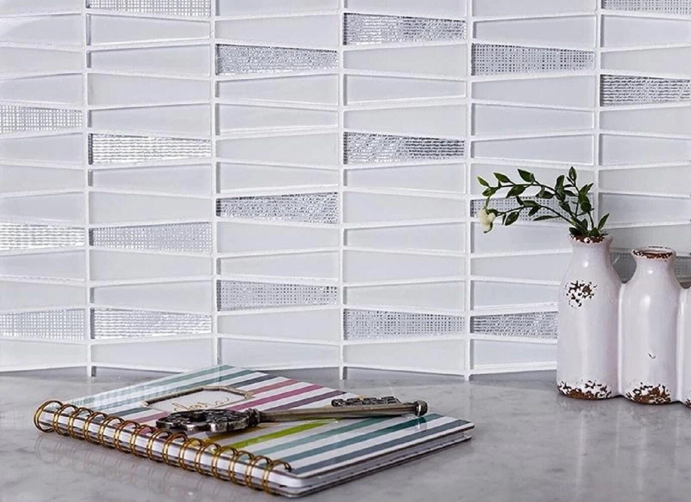 1" x 3" Glass Brick Joint Mosaic Wall and Floor Tile