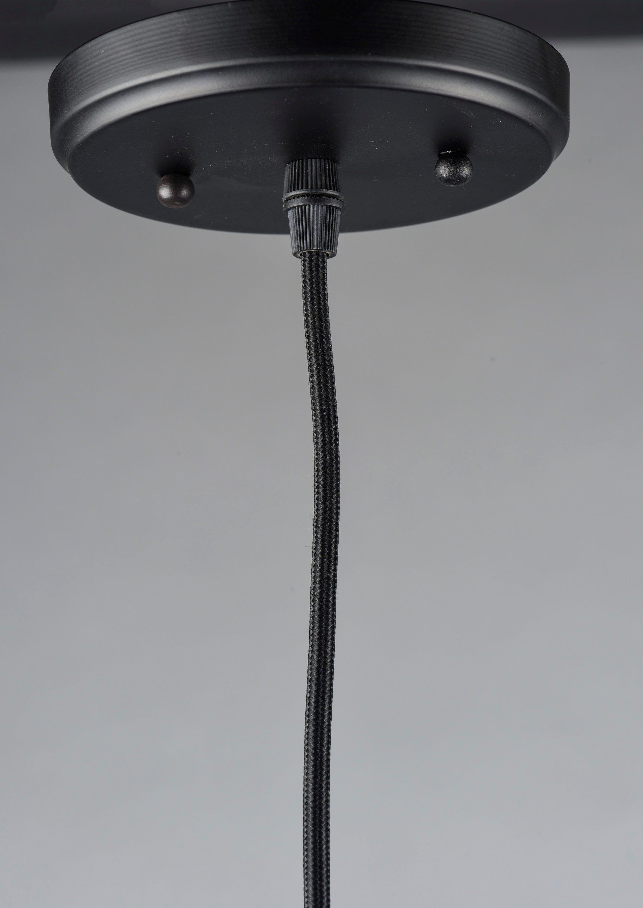 Maxim Lighting Early Electric 1 - Light Pendant in  Black/Antique Brass