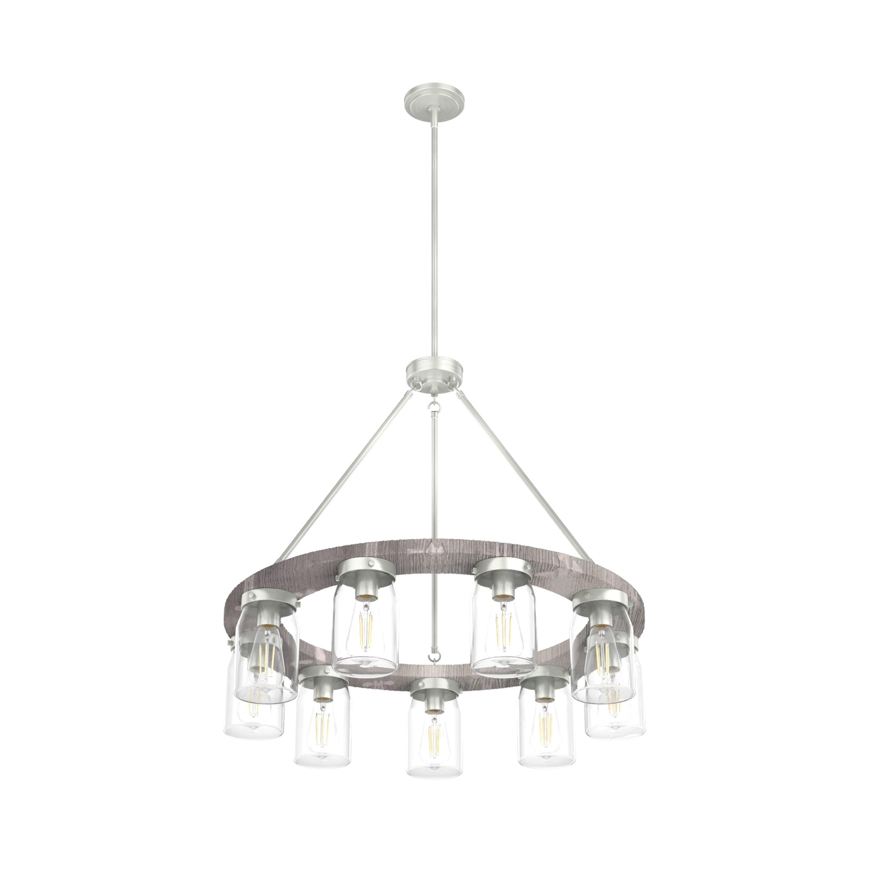 Devon Park 9 - Light Candle Style Chandelier