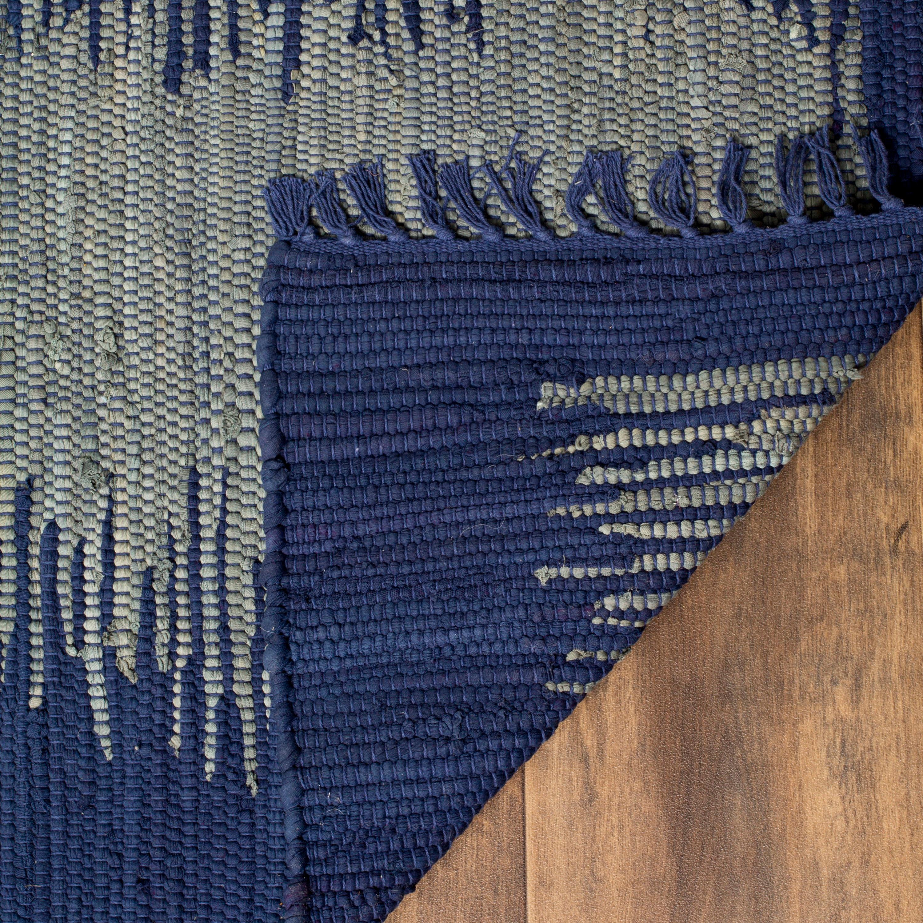 Montauk MTK718 Hand Woven Indoor Accent Rug - Navy - 3'x5' - Safavieh.