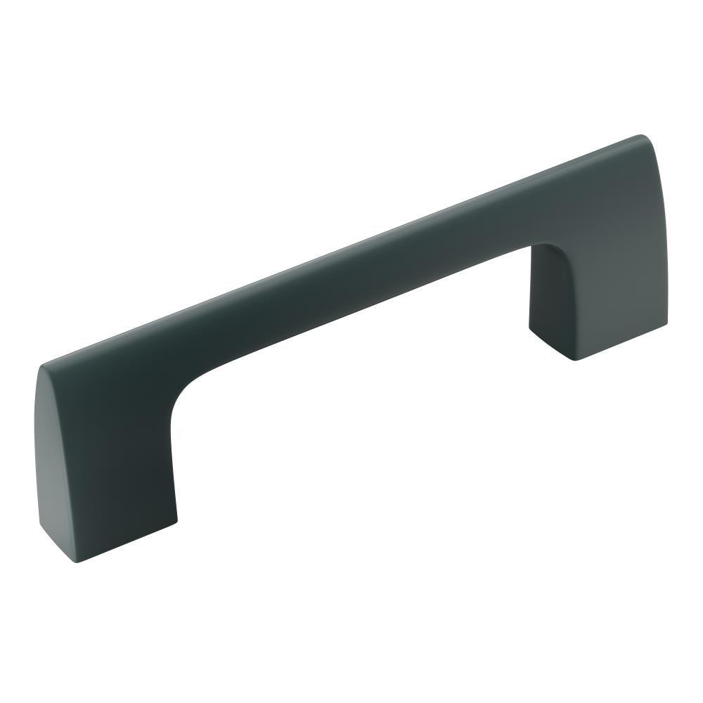 Amerock Riva 3 inch (76mm) Center-to-Center Matte Black Cabinet Pull