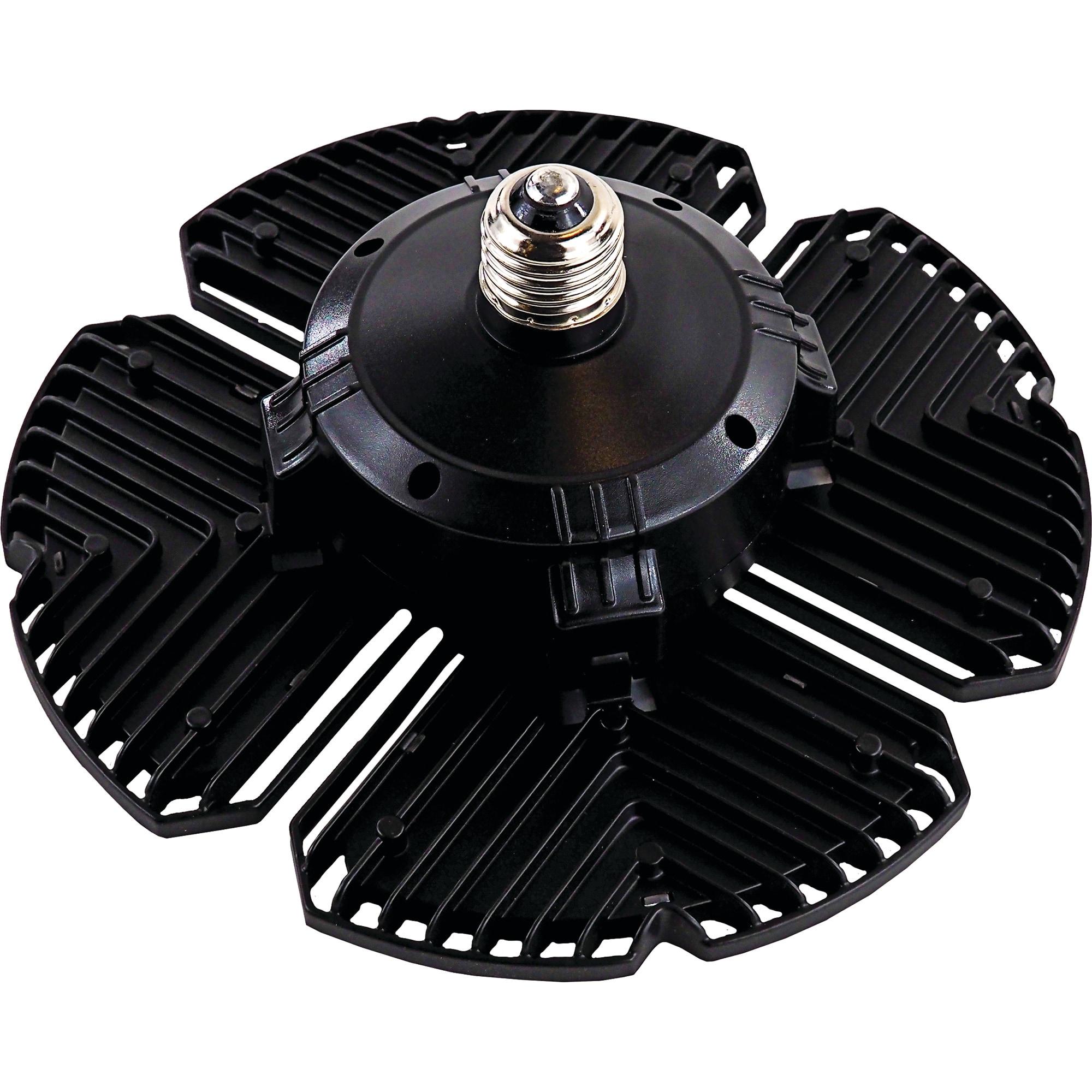 LED Garage Light,100W (900W Equivalent) 15000 Lumen 4-Head Deformable Ceiling Light, 5000K Daylight