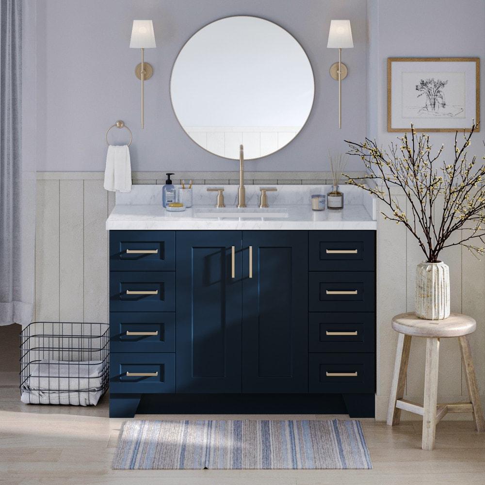 Sawyer 48'' Solid Wood Single Bathroom Vanity Base Only, Base Cabinet without Top