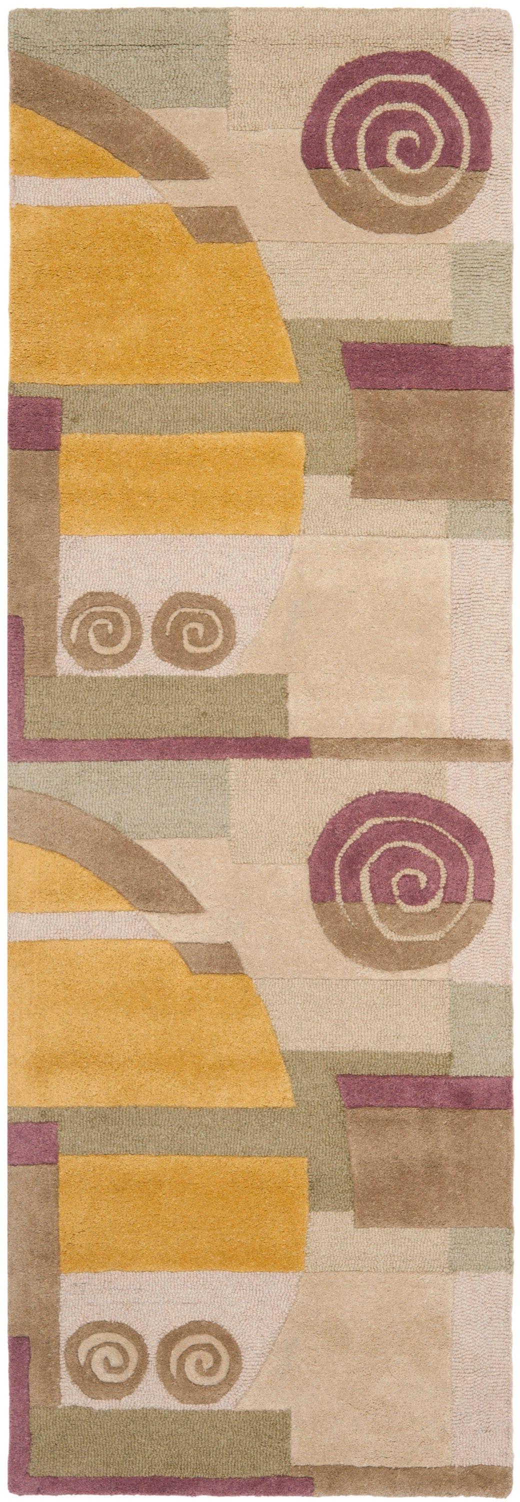 Rodeo Drive RD643 Hand Tufted Runner Rug - Beige - 2'6"x12' - Safavieh.