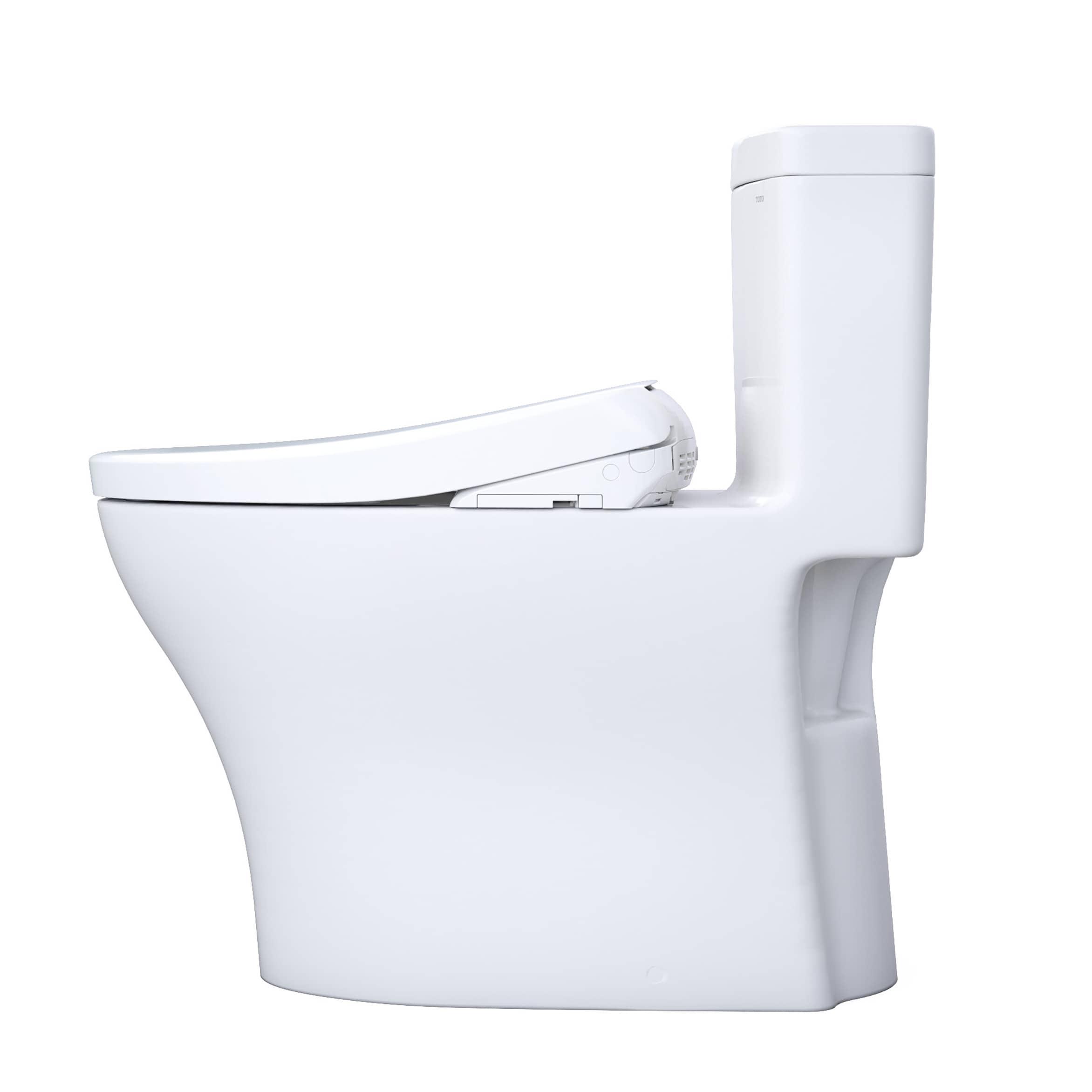 Aquia® IV 1.28 GPF Auto Flush Elongated Floor Mounted One-Piece Toilet (Seat Included)