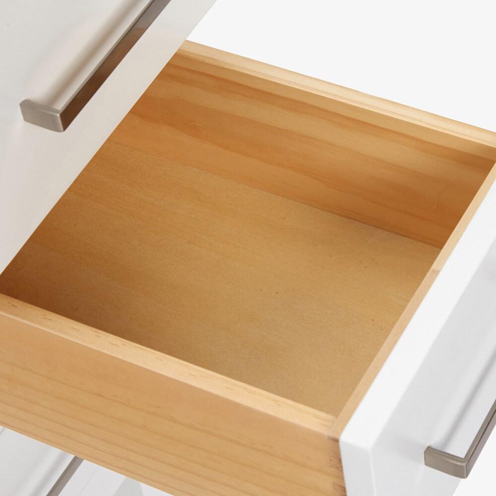 Ariel A037s-L-Bc Cambridge 36" Single Free Standing Wood Vanity Cabinet Only - White