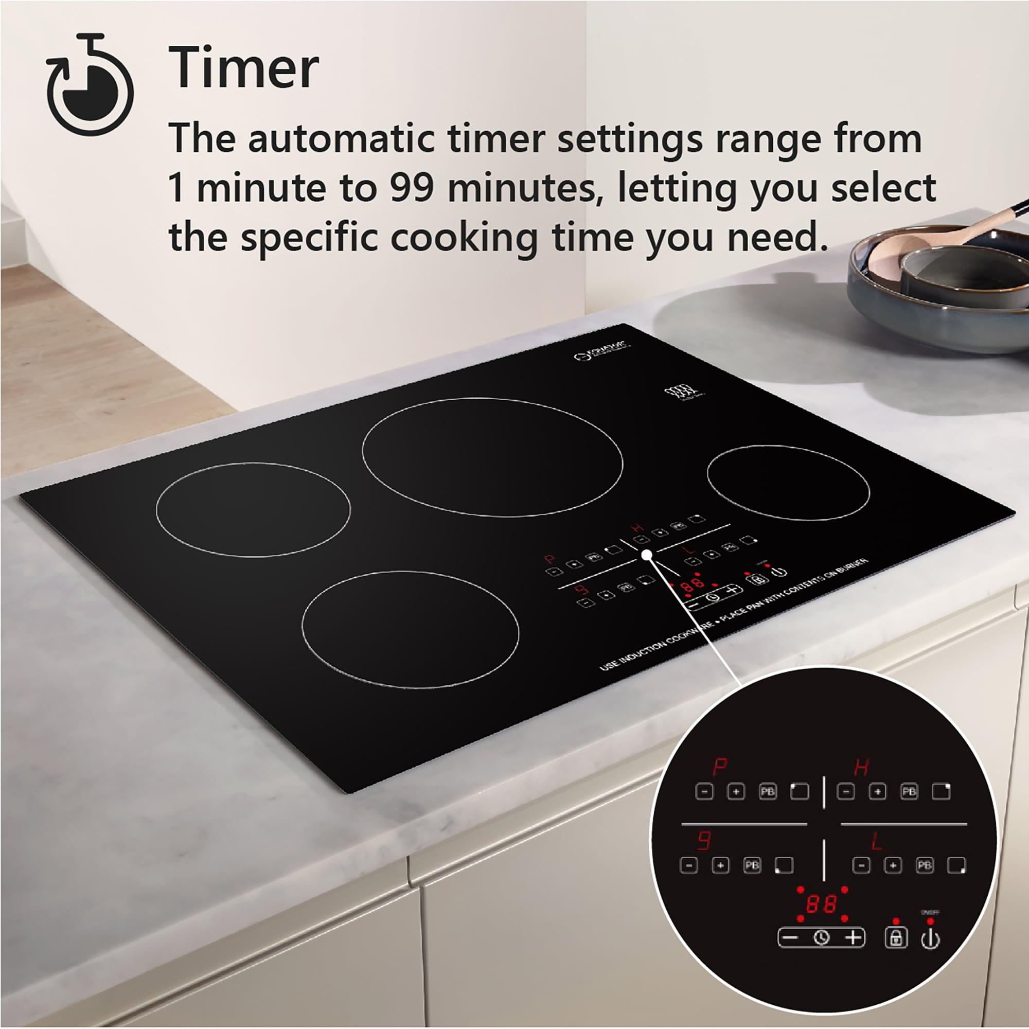 Equator 30" Built-in 4 Burner Induction Cooktop 9 Level POWER BOOST 220V