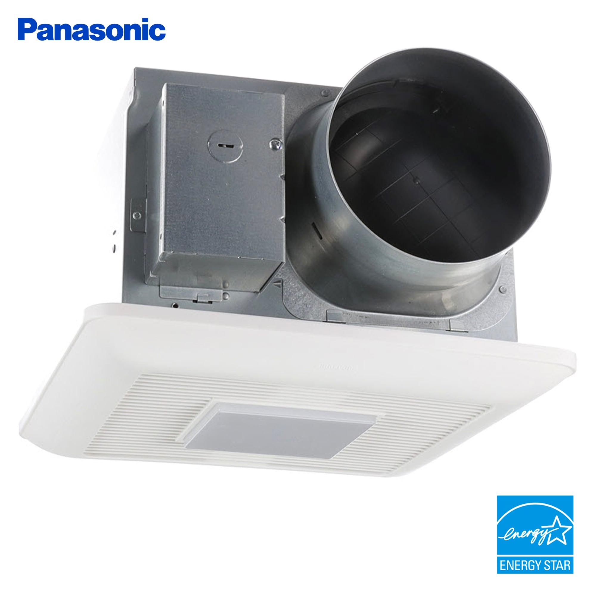 Panasonic WhisperCeiling Bathroom Exhaust Fan with Dimmable LED Light, 110-130-150 CFM, FV-1115VQL1
