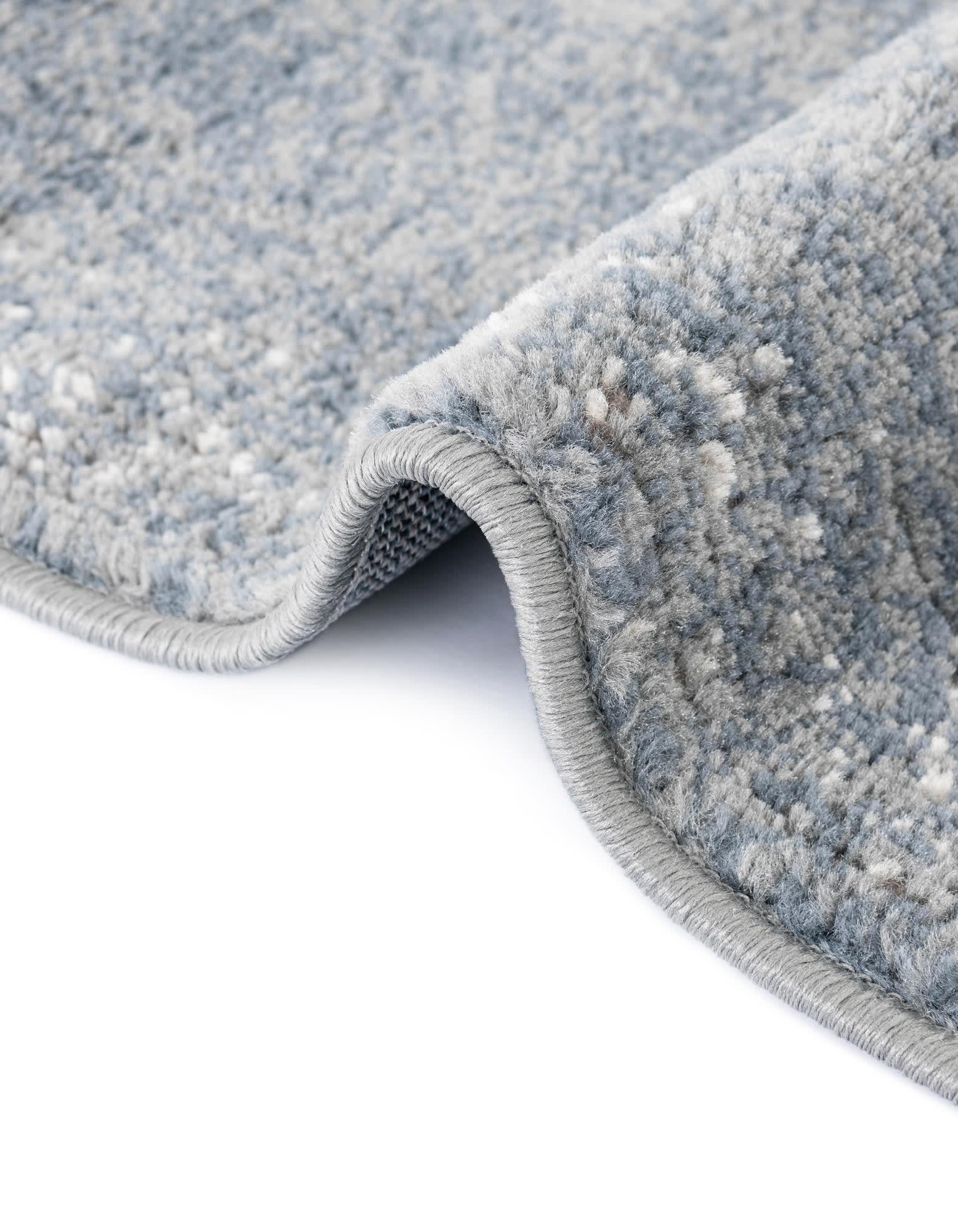 Unique Loom Portland Collection Area Rug - Woodburn (10' x 13' 1" Rectangle Blue/Ivory)