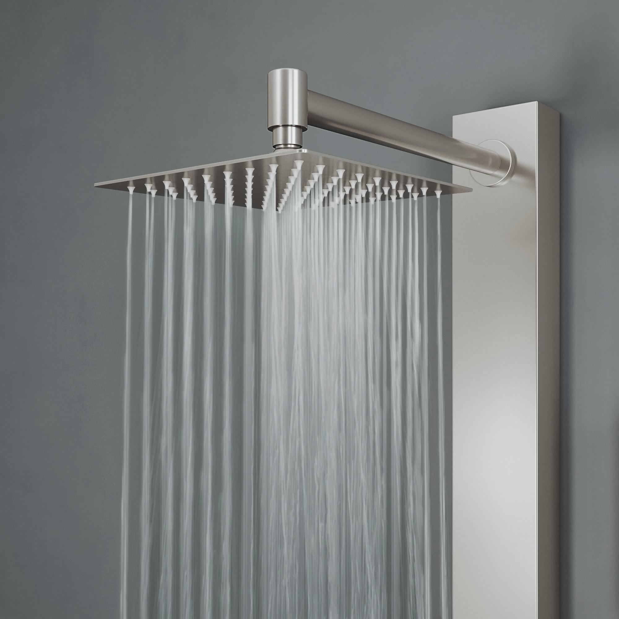 Orchid 39" H X 4" W 2-Jet Shower System with Hand Wand - Requires existing shower head connection