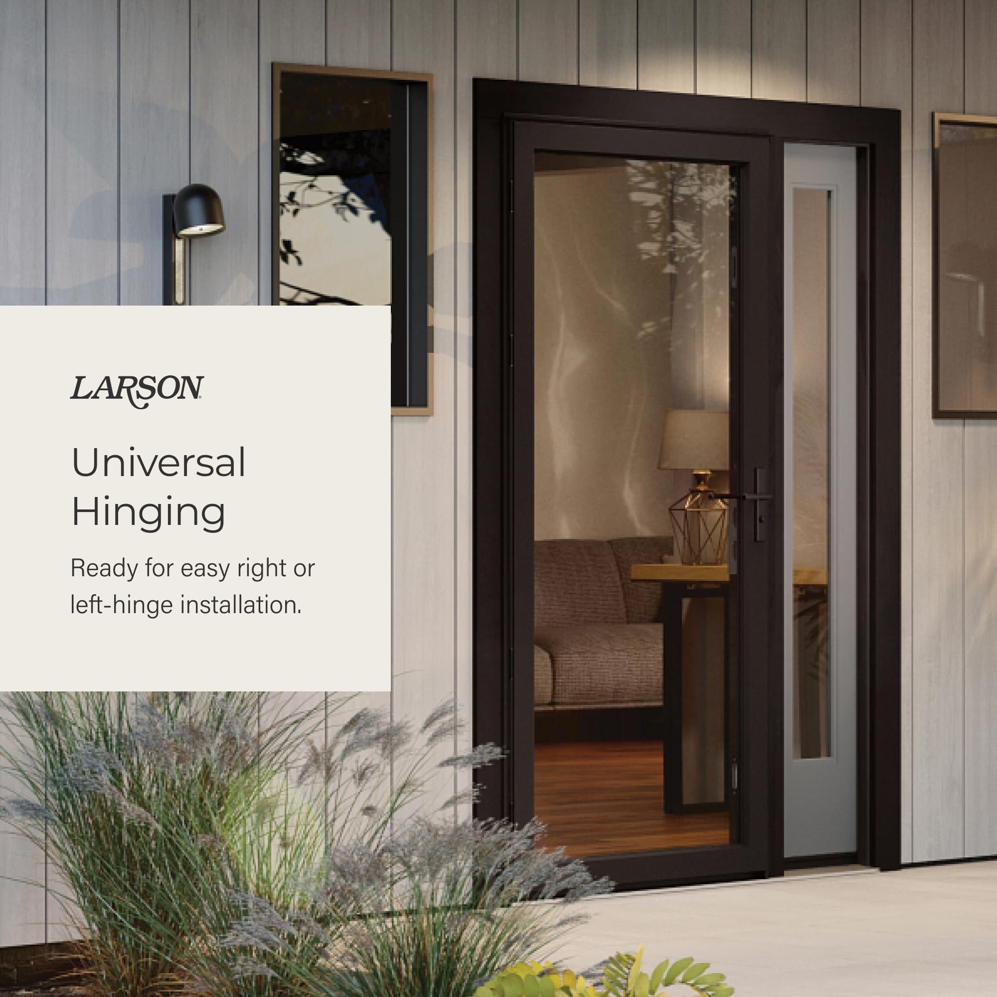 LARSON 50 Series Fullview Storm Door with Brushed Nickel Handle