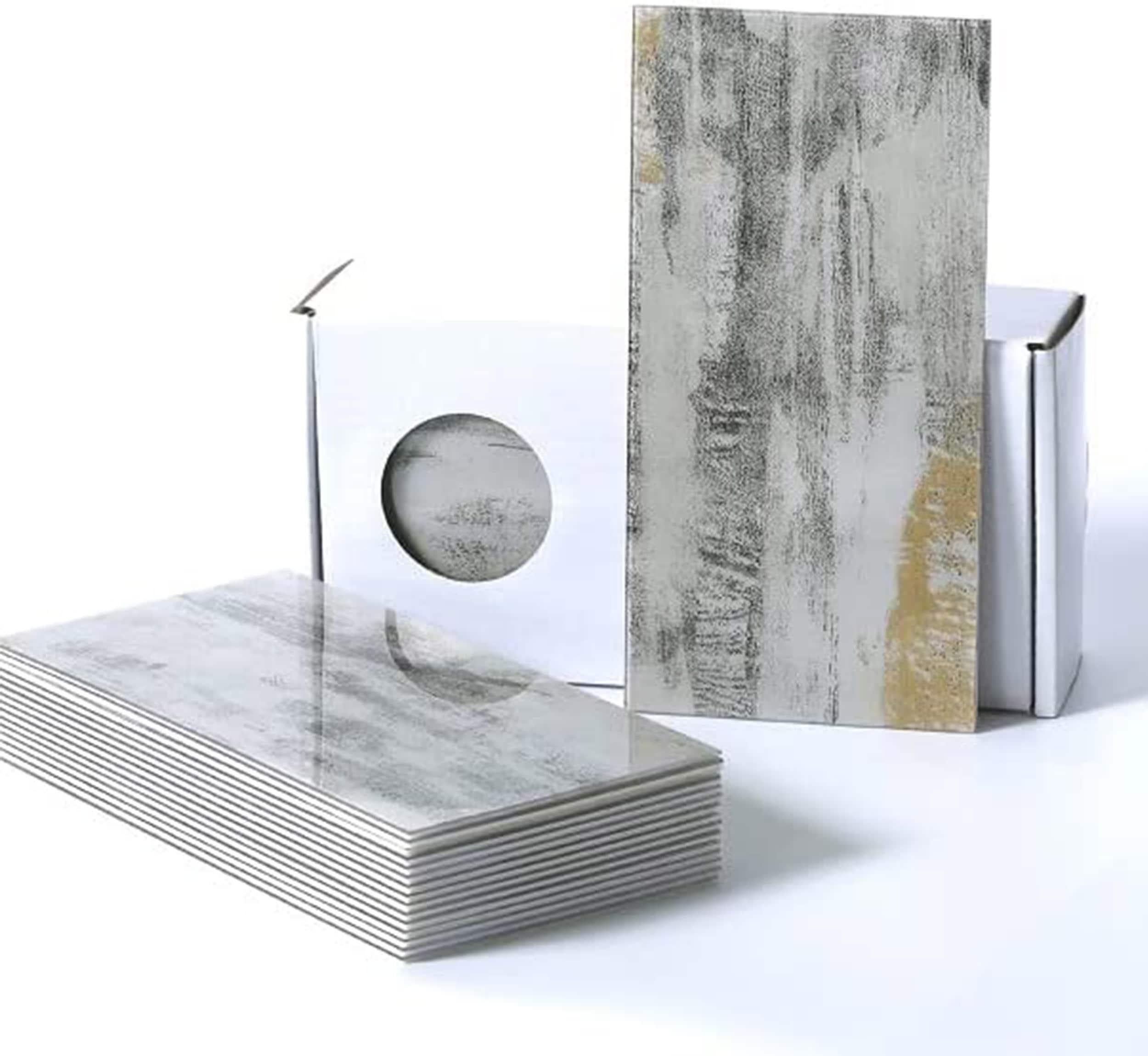 4'' W x 8'' L PVC Peel and Stick Subway Tile