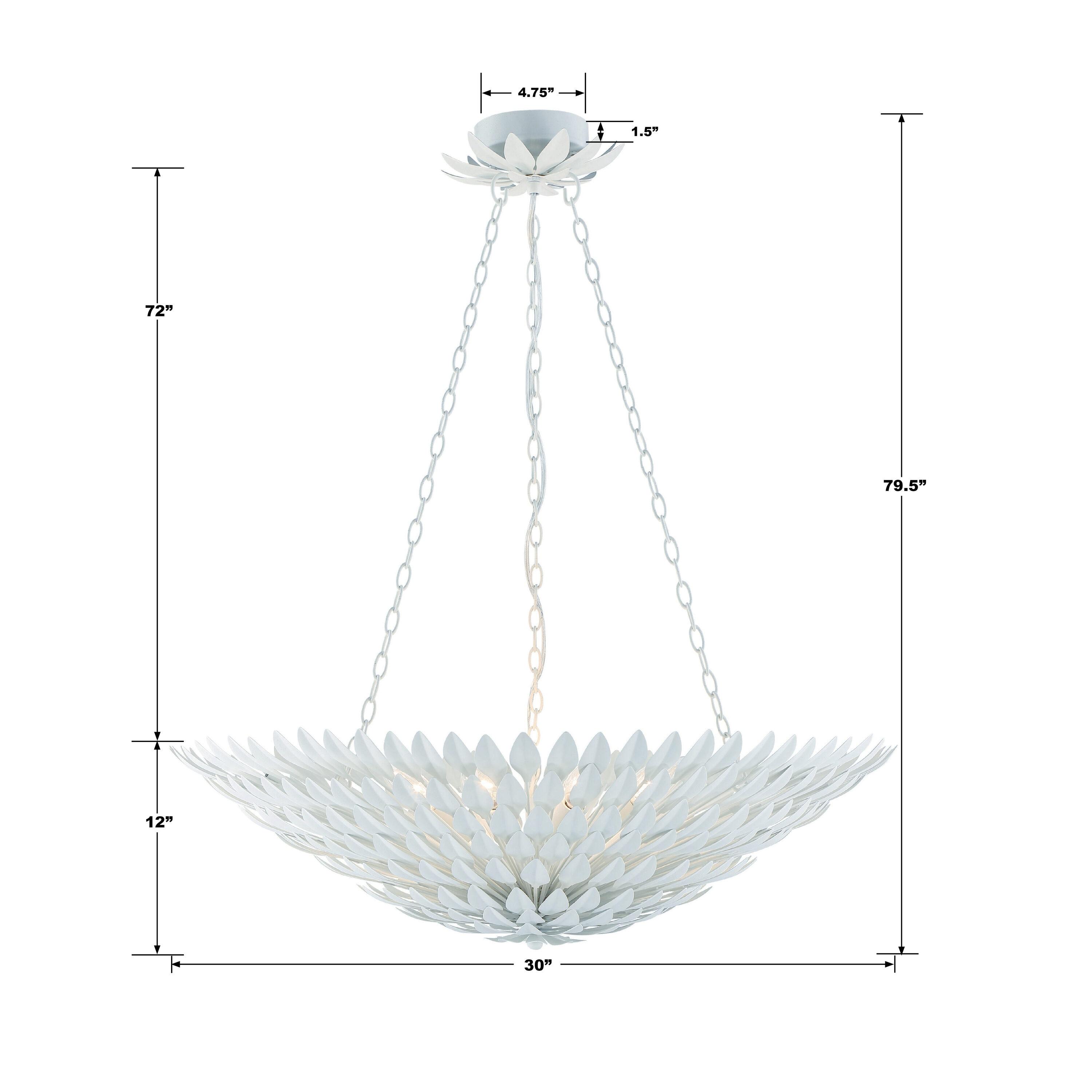 Crystorama Lighting - Broche - Eight Light Large Chandelier in Traditional and