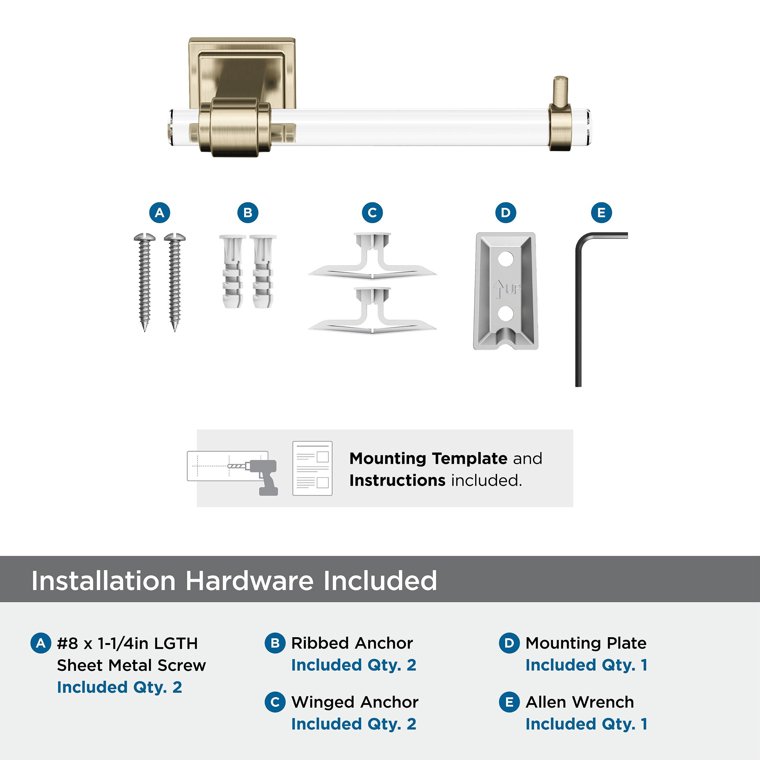 Glacio Wall Mount Toilet Paper Holder