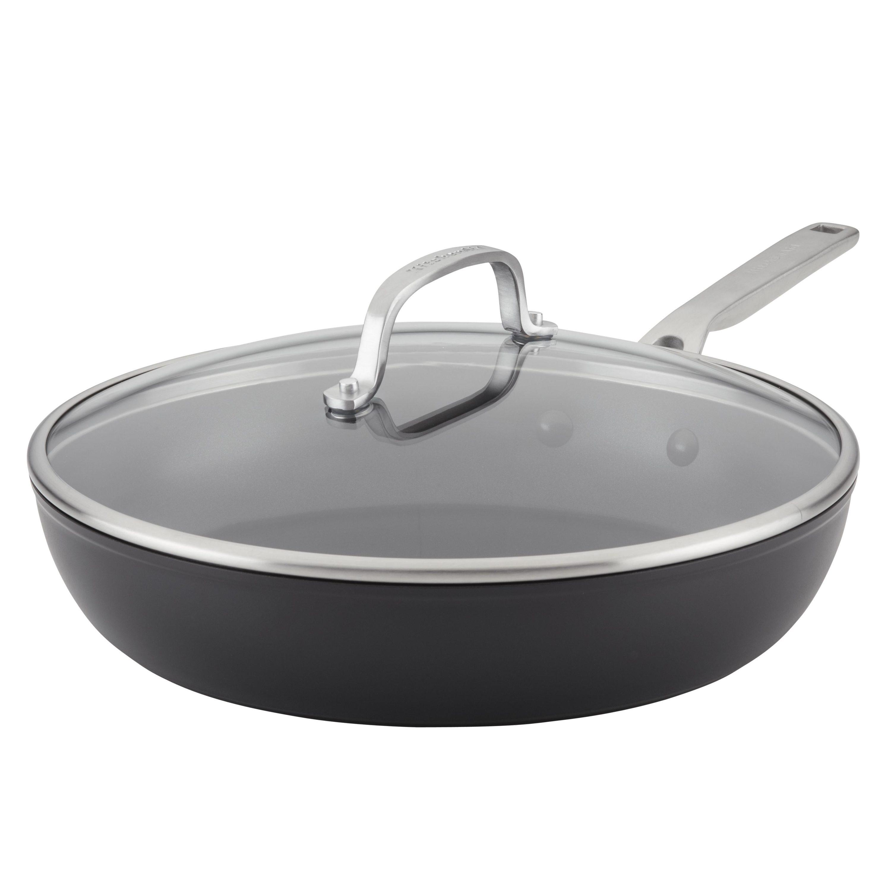 KitchenAid Hard Anodized Induction Nonstick Frying Pan / Skillet with Lid