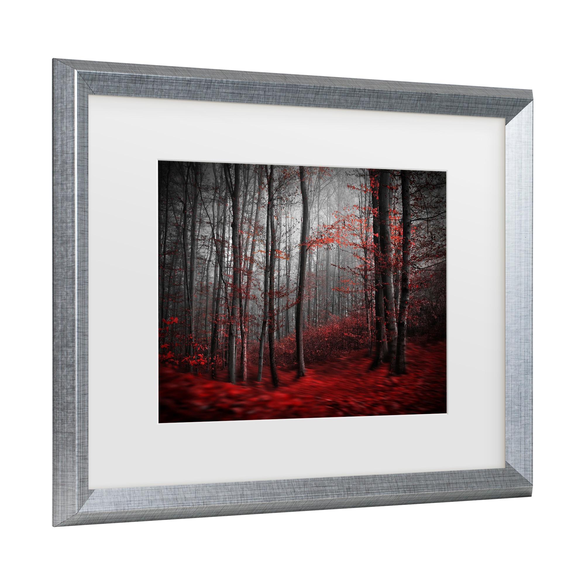 Trademark Fine Art - Samanta Bloody River Matted Framed Art - 11x14