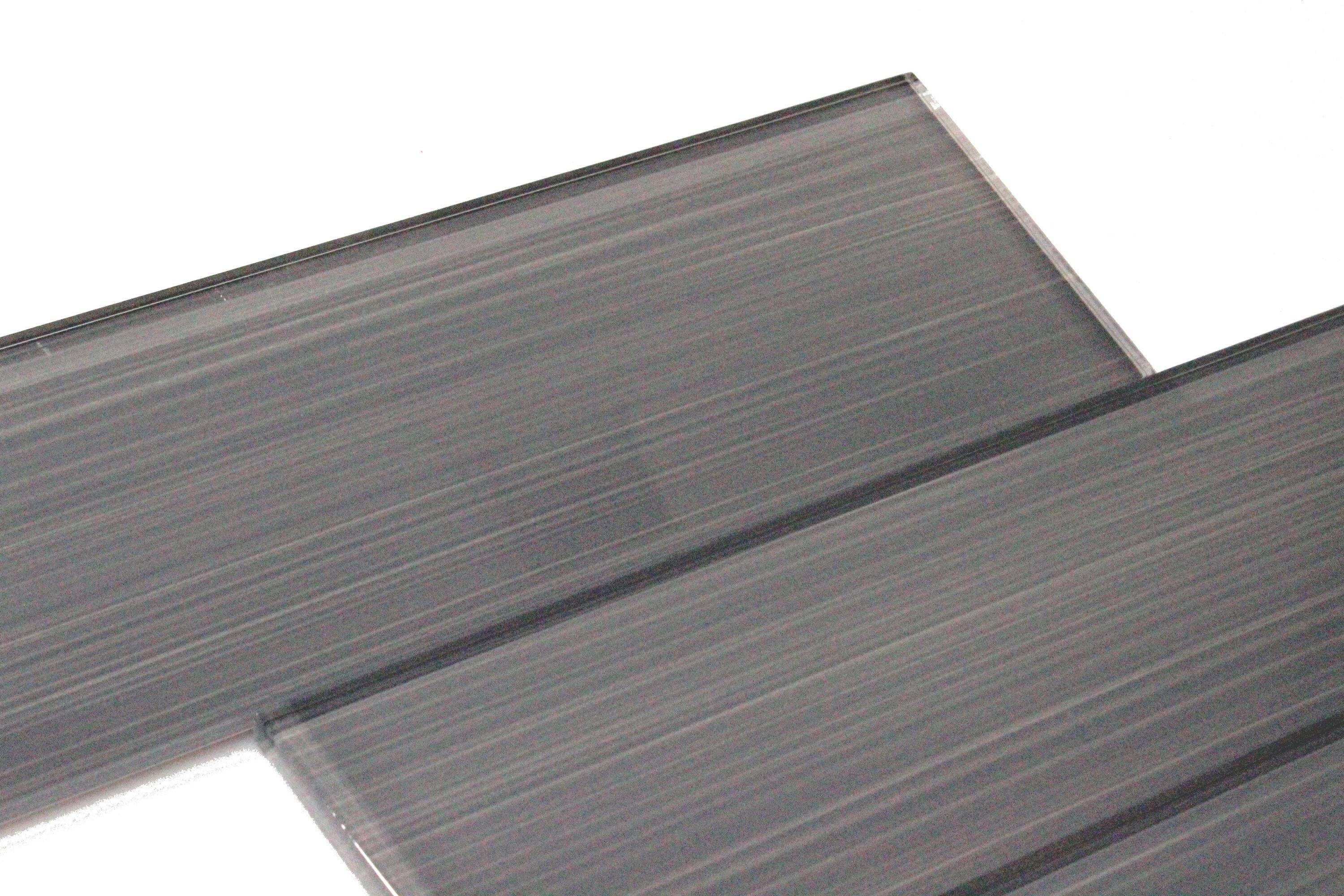 Premium Hand Painted 4" x 12" Straight Edge Glass Subway Tile