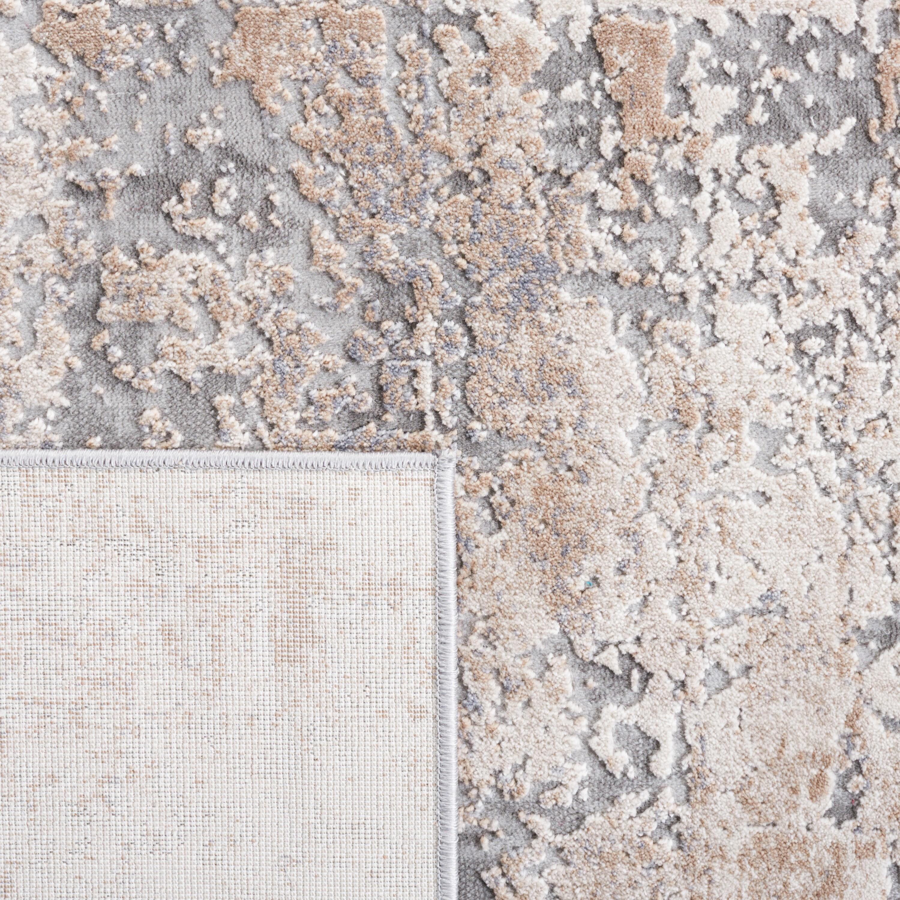 Invista INV435 Power Loomed Runner Rug - Cream/Beige - 2'x8' - Safavieh