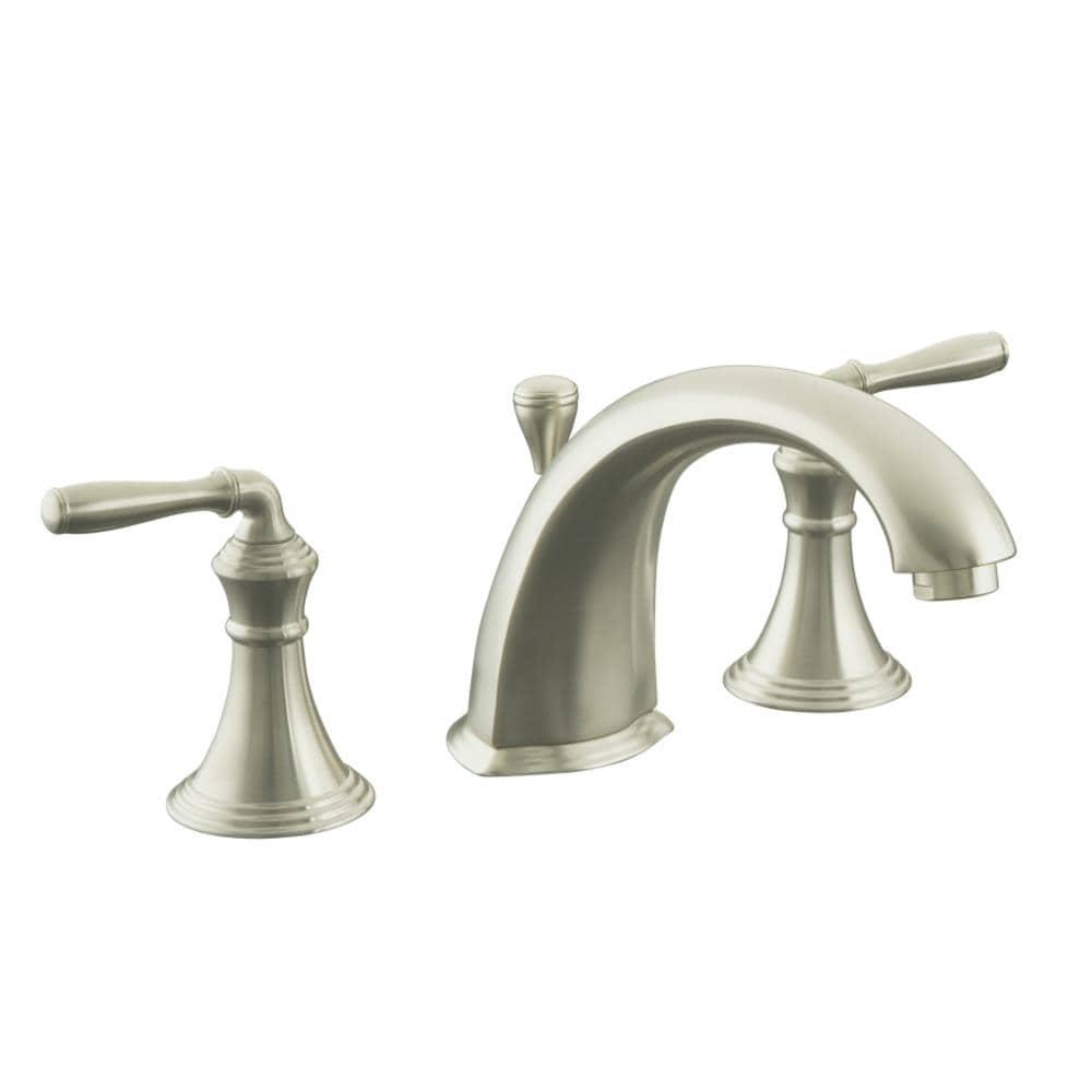 Devonshire® Deck-/Rim-Mount Bath Faucet Trim for High-Flow Valve with 8-15/16" Diverter Spoutut and Lever Handles, Valve Not Included