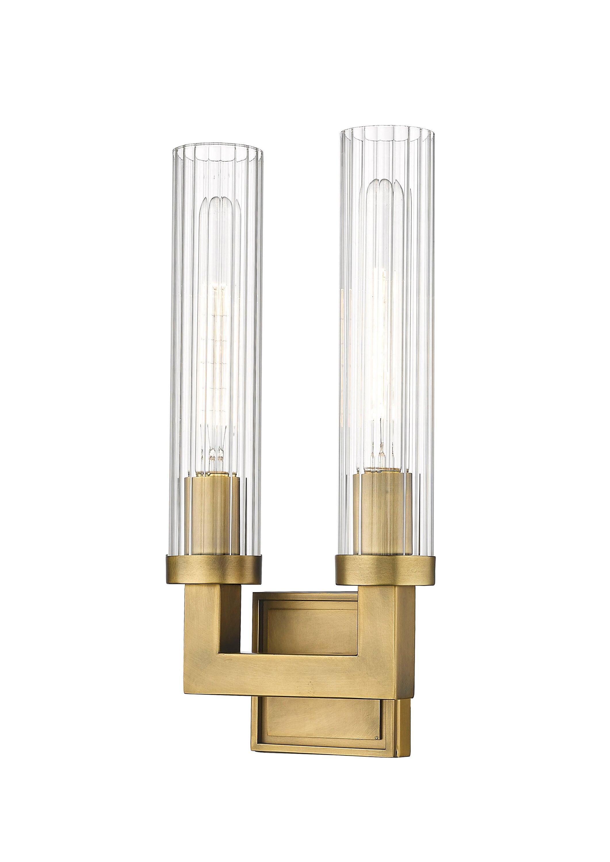 Z-Lite Beau 2 - Light Wall Light in  Rubbed Brass