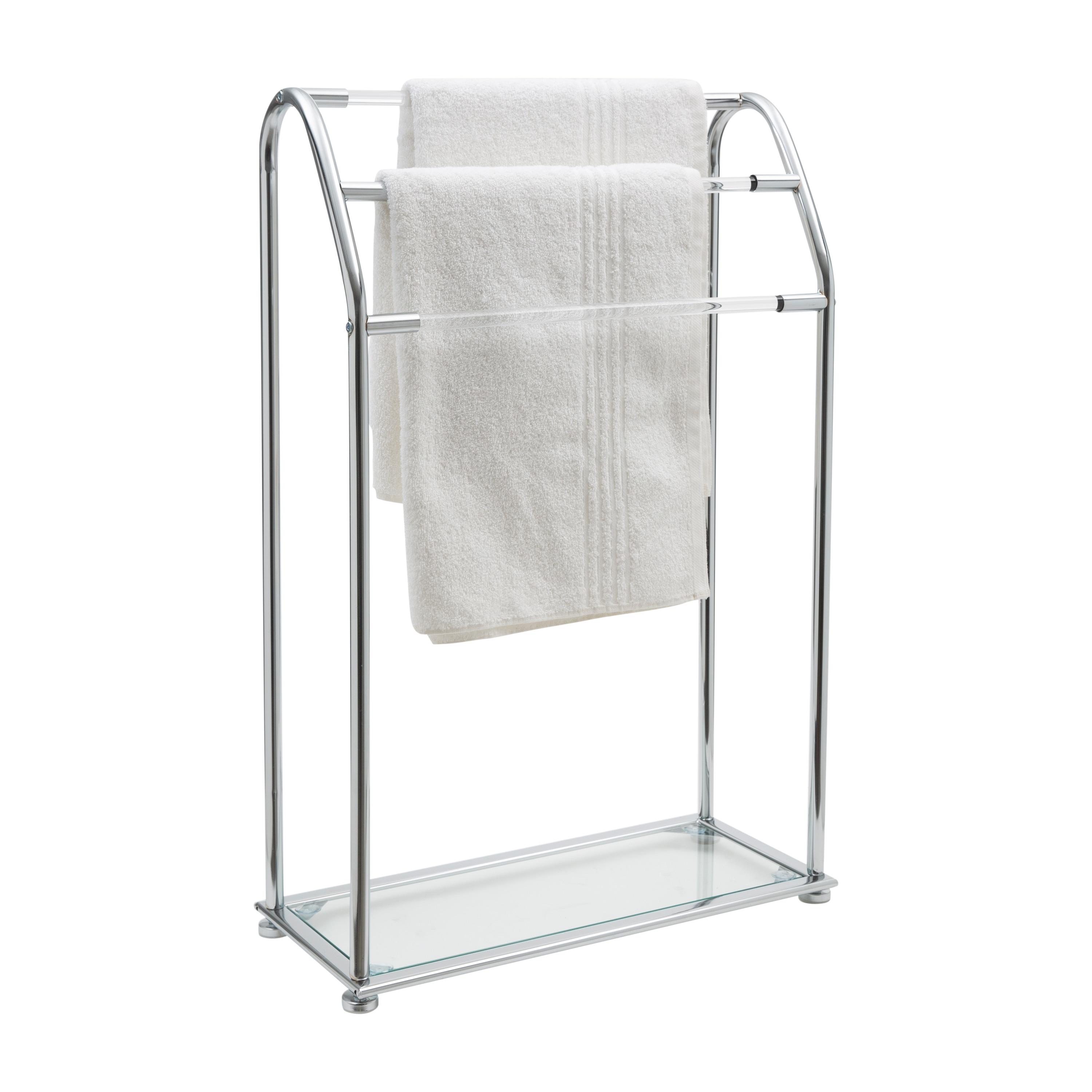 Acrylic 3 Freestanding Towel Stand