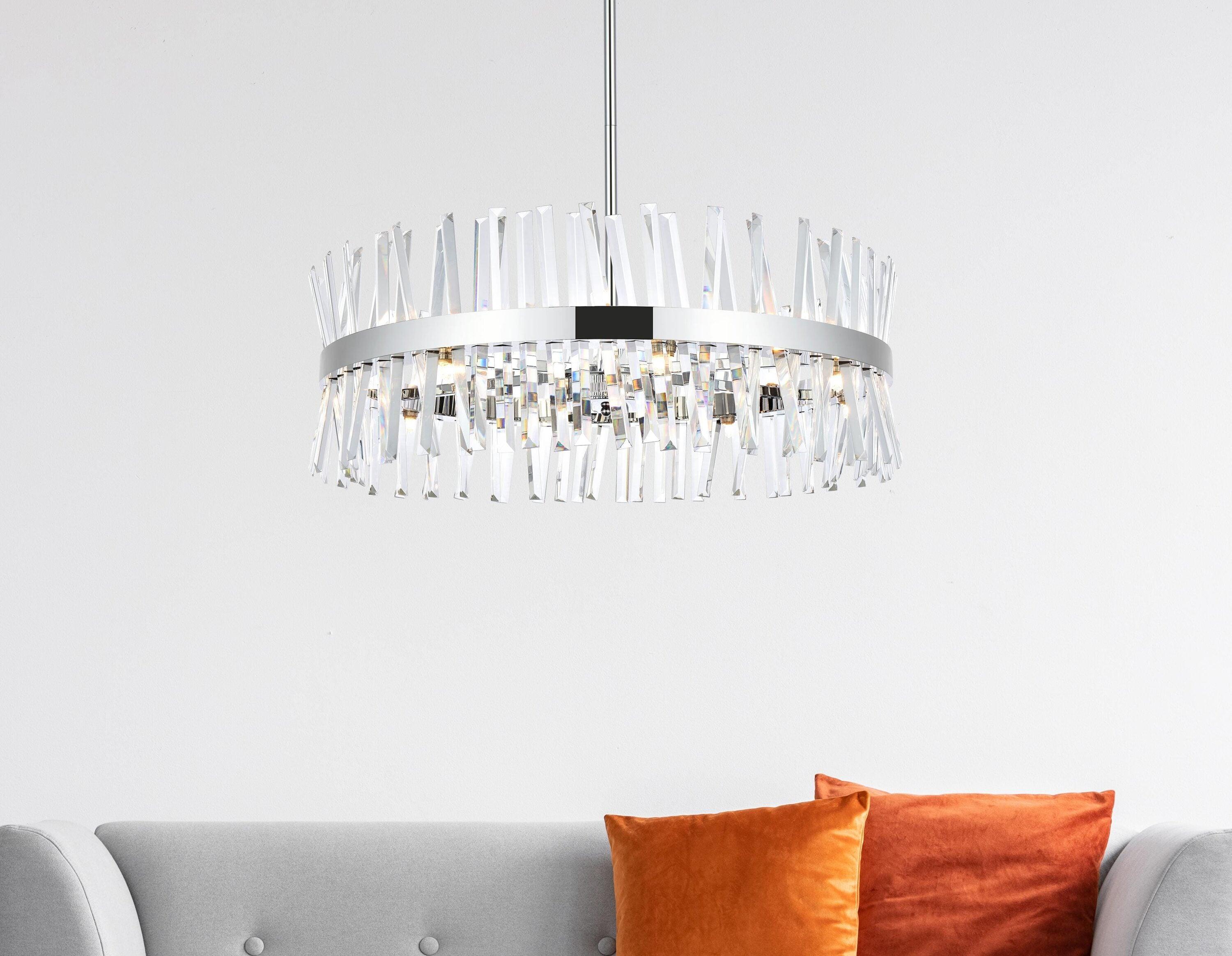 Elegant Lighting Serephina 16 - Light Chandelier in  Chrome