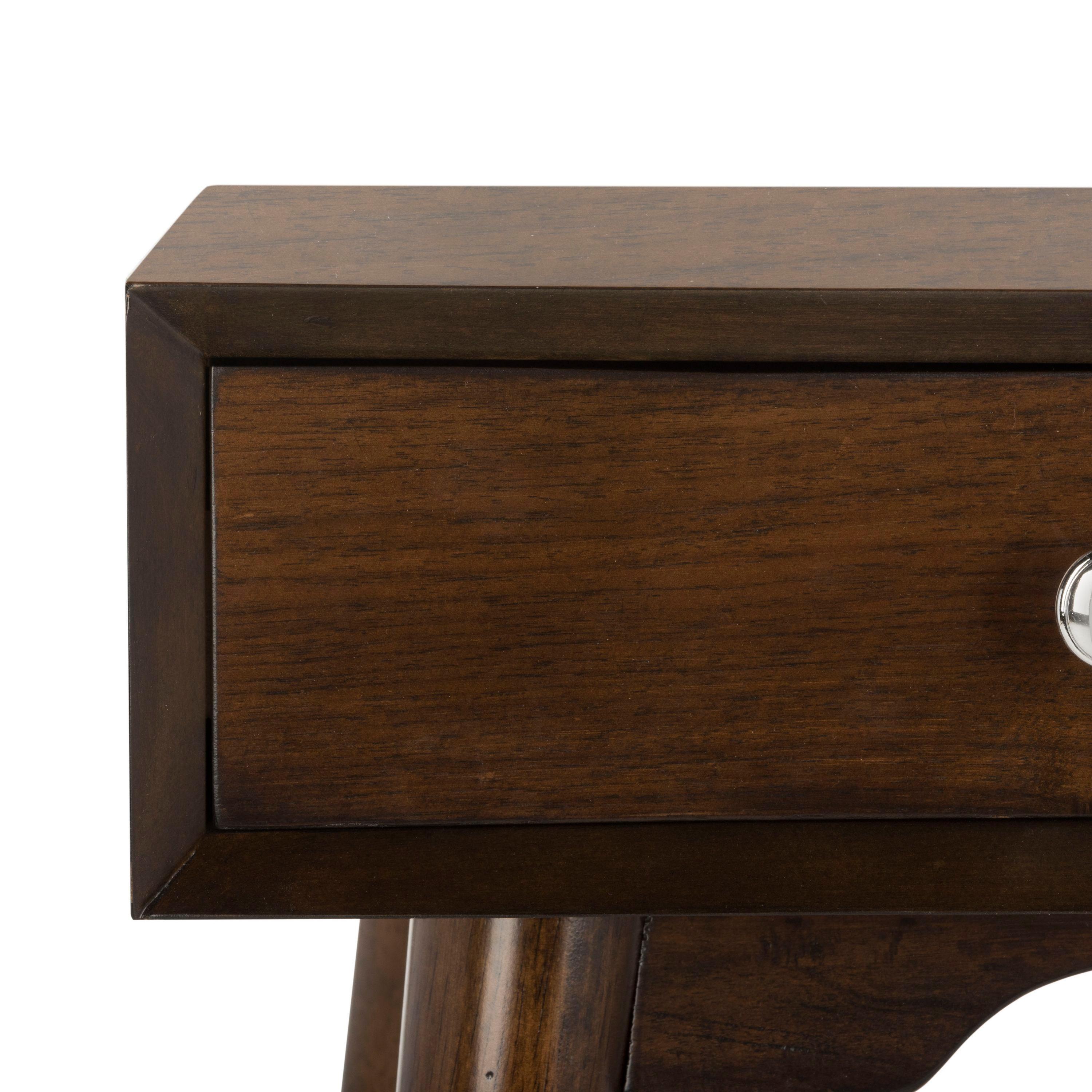 Isadora Midcentury Modern Desk - Walnut - Safavieh