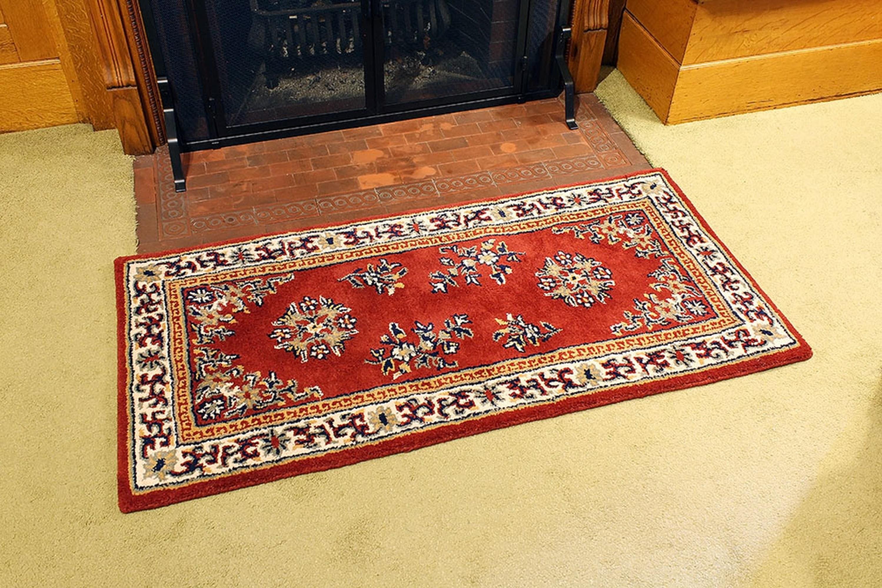 World Menagerie Geloff Hand Tufted Wool Oriental Rug