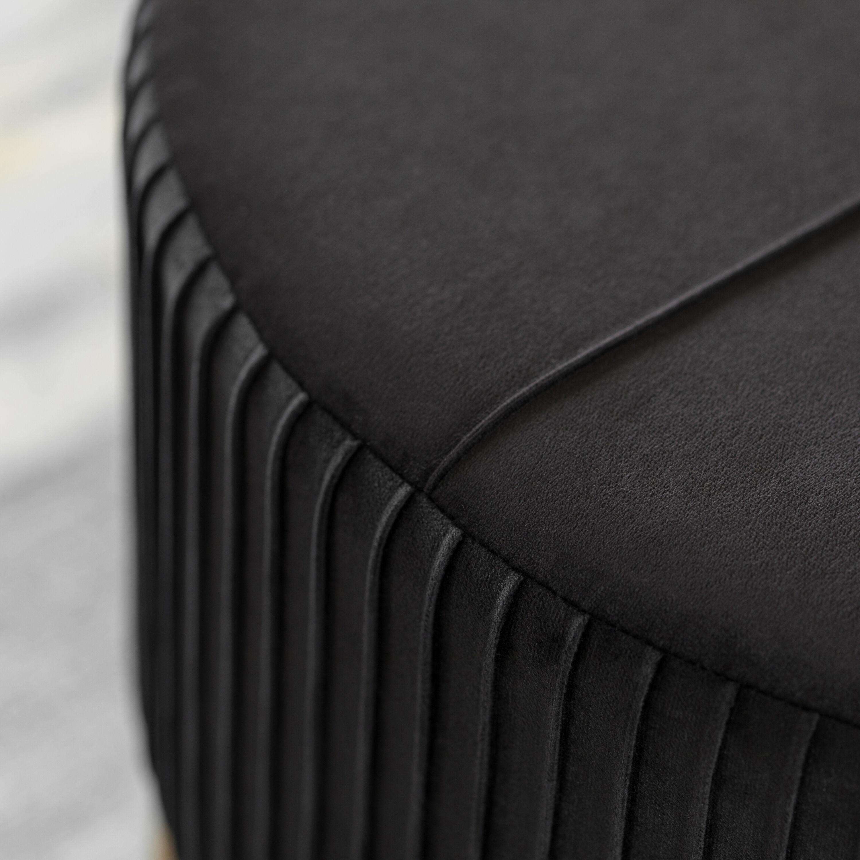 Everly Quinn Raiin Upholstered Ottoman