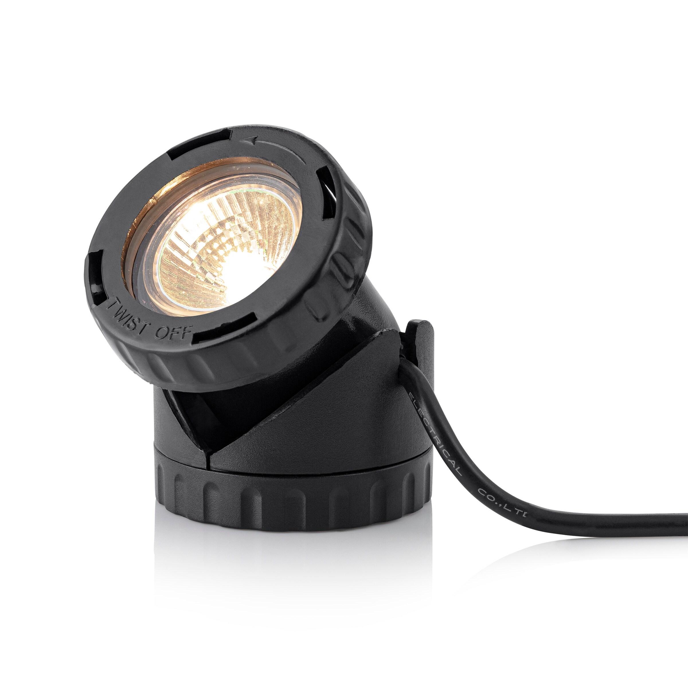 Black Cord Electric Integrated LED Spotlight