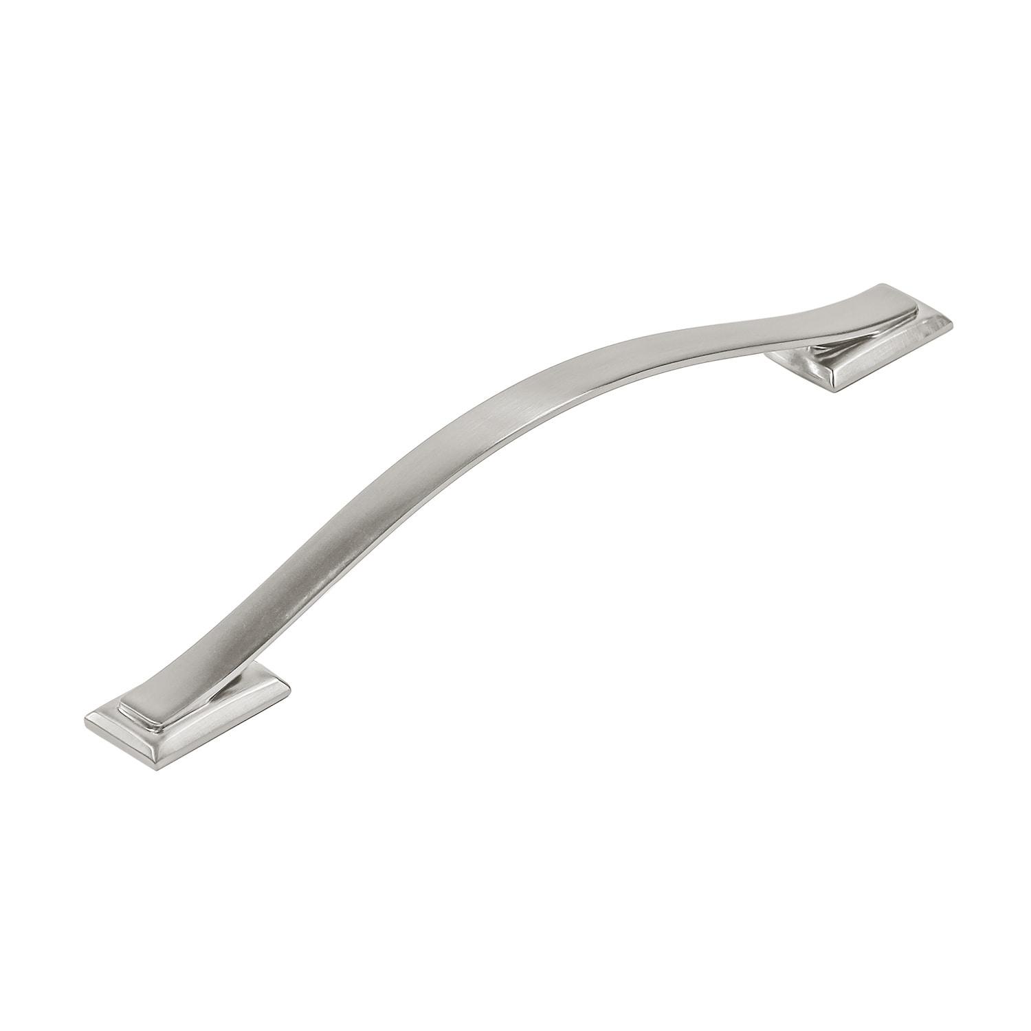 Satin Nickel Brushed Kitchen Cabinet Pull with Mounting Hardware