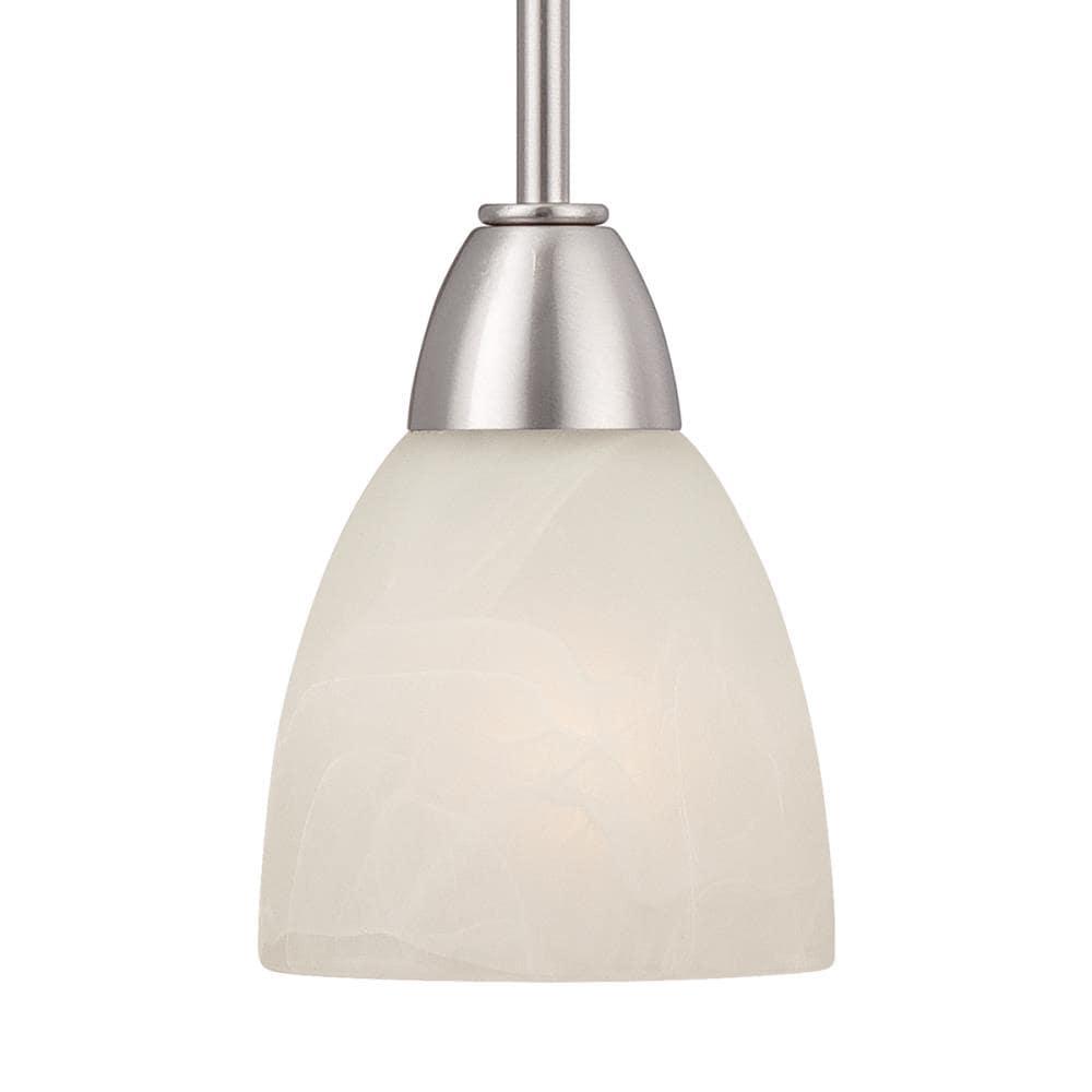 Designers Fountain 15005-MP-35 Torino Mini Pendant, Brushed Nickel