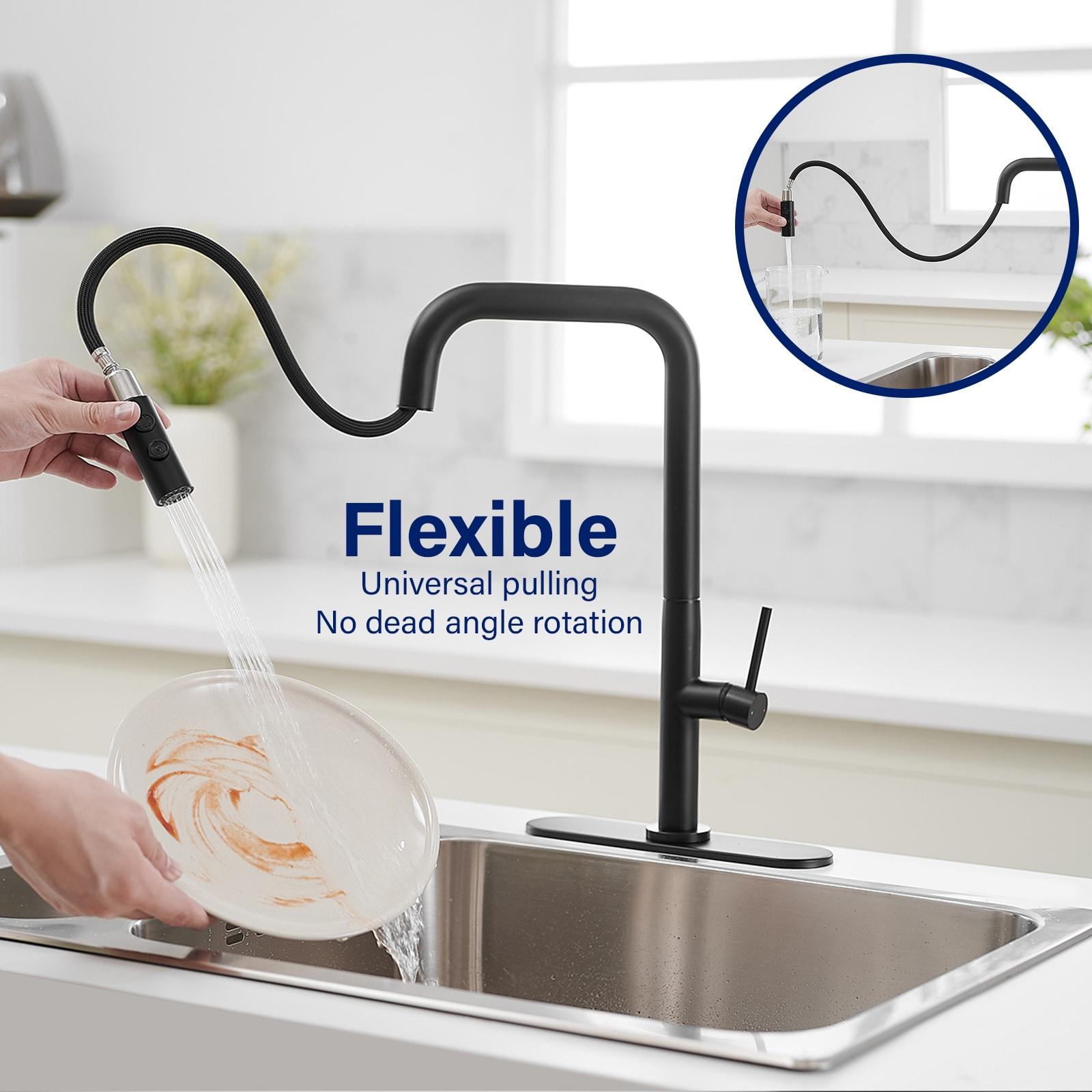 VIBRANTBATH Pull Down Kitchen Faucet