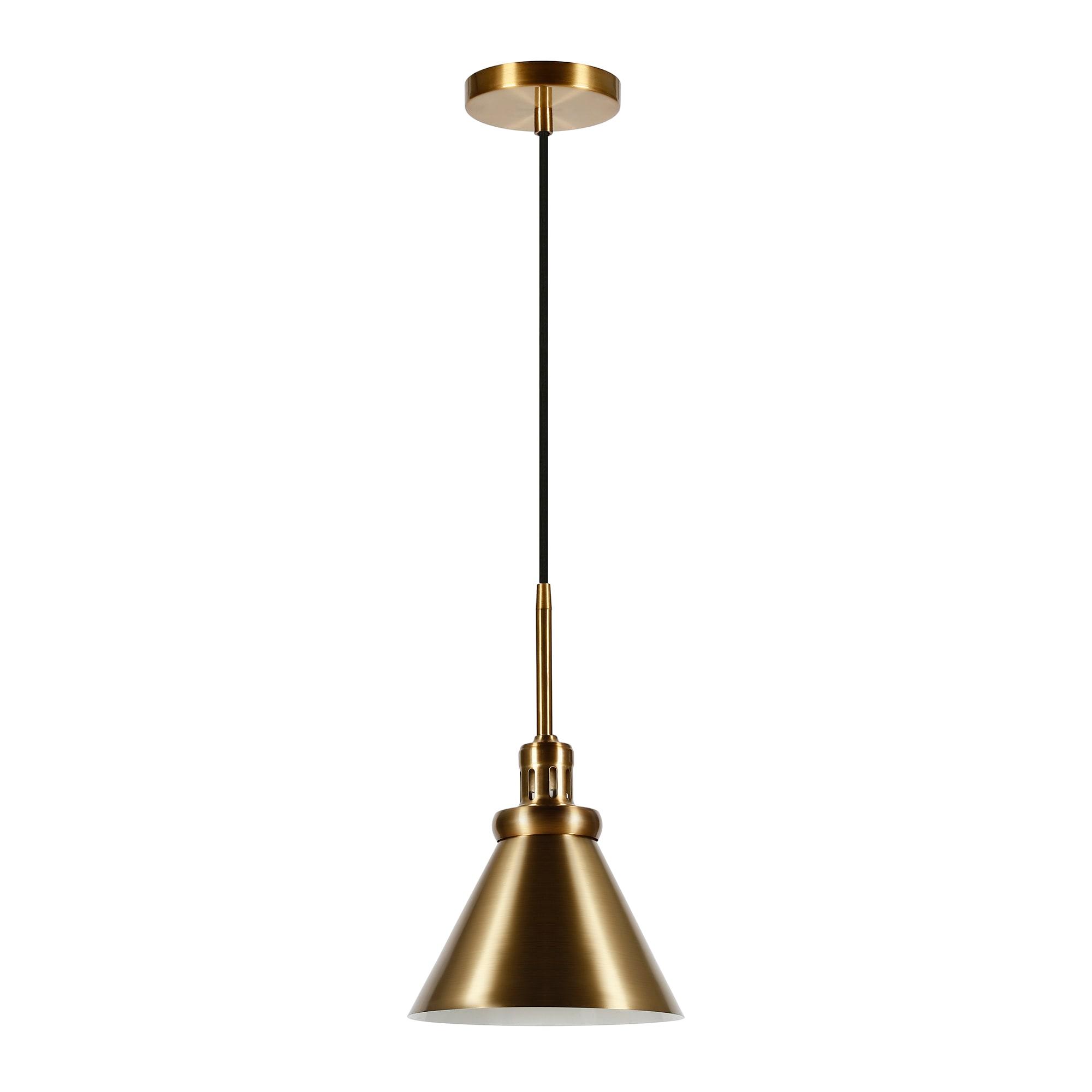 Evelyn&Zoe Industrial Metal Pendant