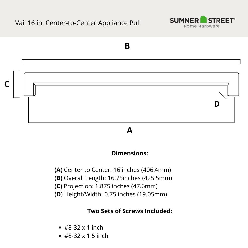 Vail Appliance Bar Pull