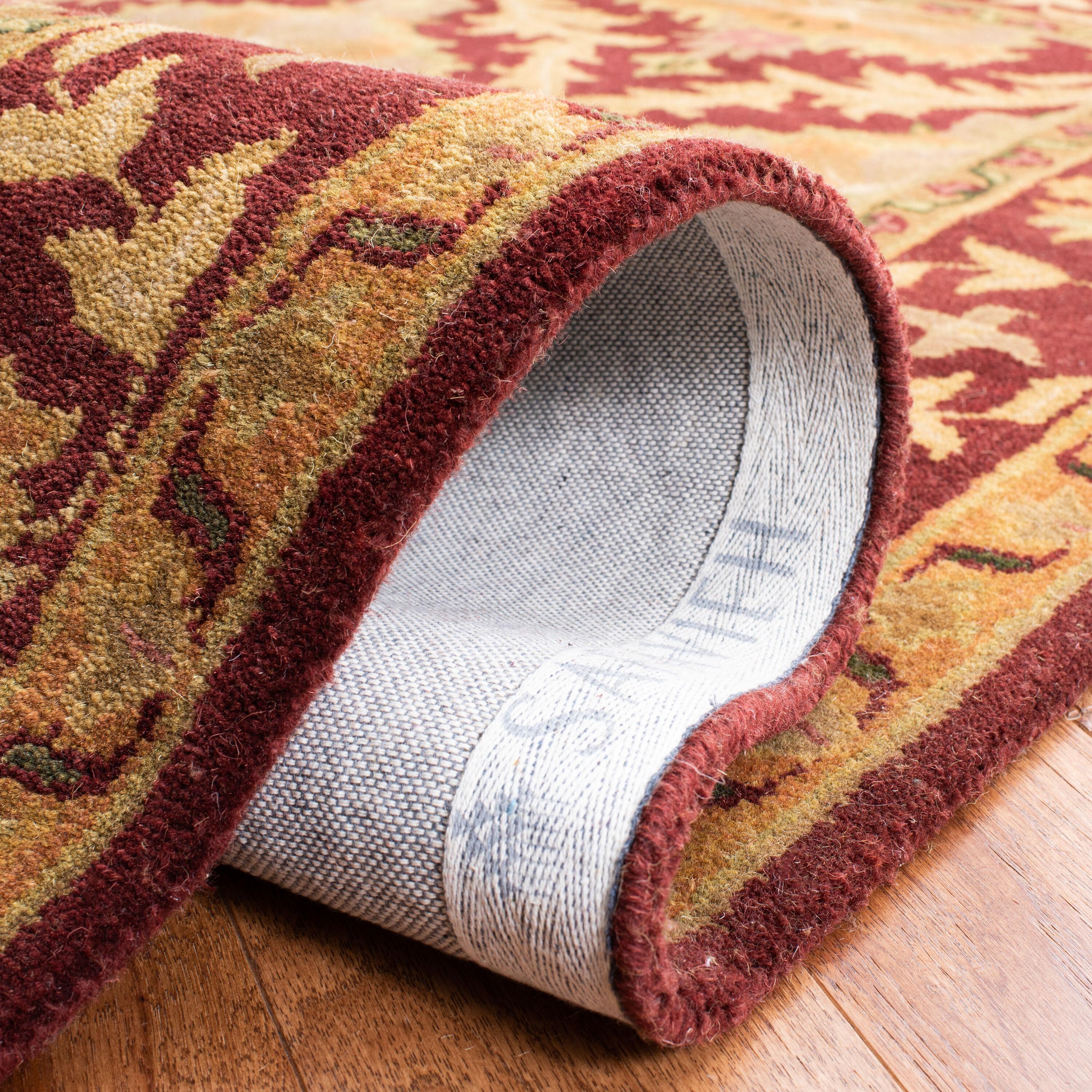 SAFAVIEH Antiquity Diarmait Oriental Wool Area Rug, Wine/Gold, 3' x 5'