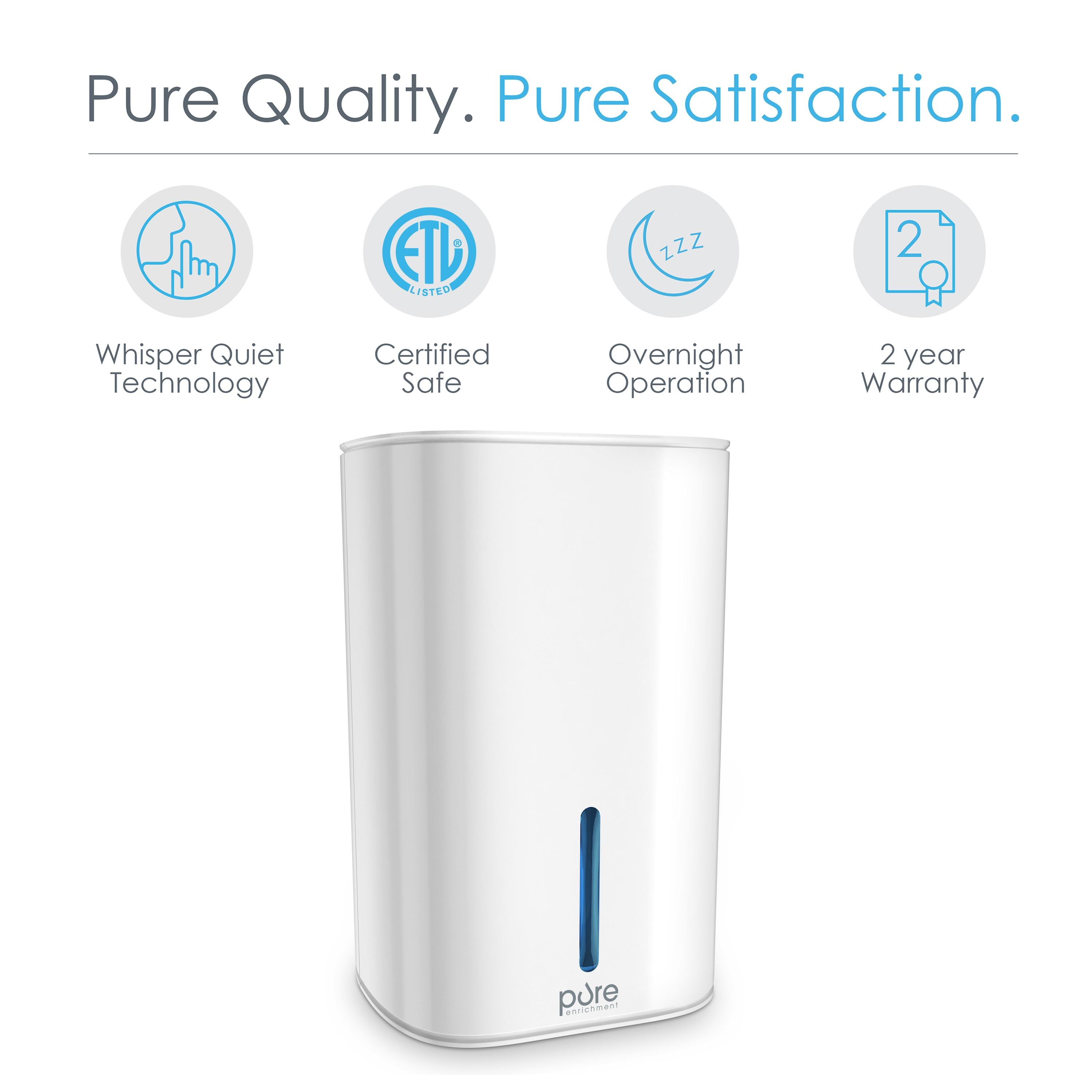 Pure Enrichment 0.625 Pint Mini 200 Sq. Ft. Dehumidifier & Reviews | Wayfair