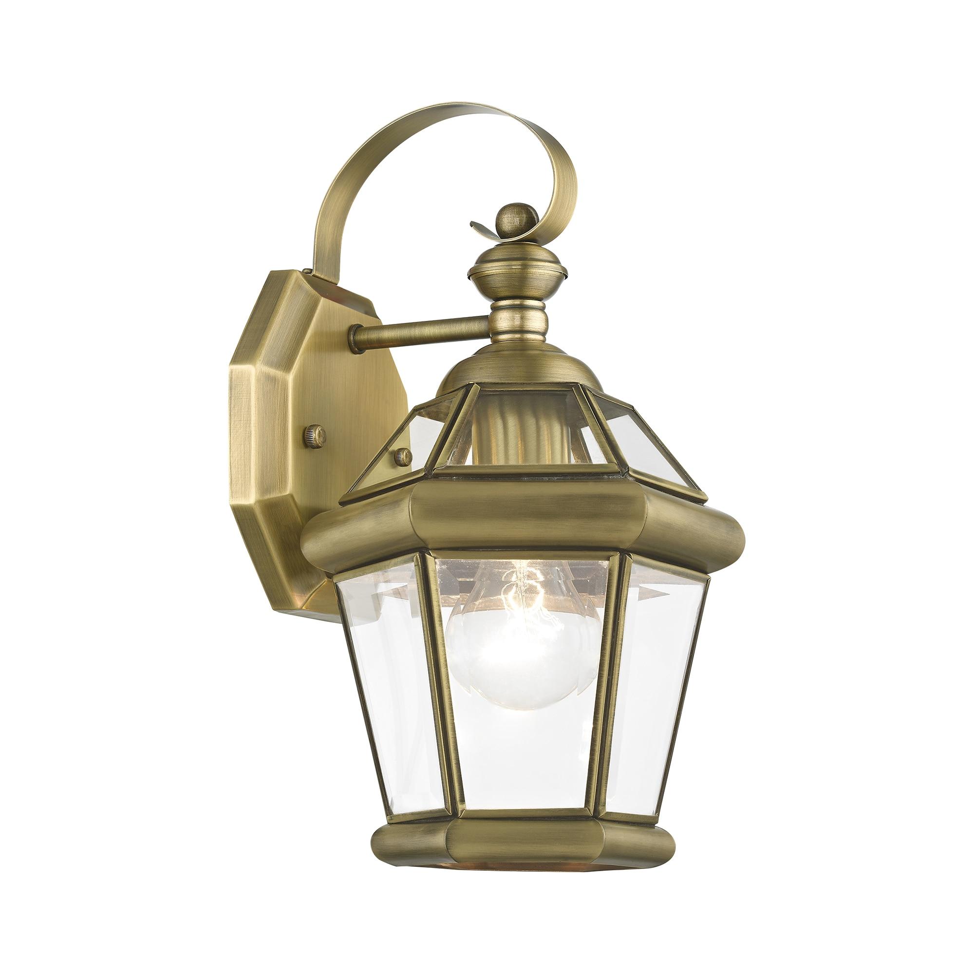 Livex Lighting Georgetown 1 - Light Wall Light in  Antique Brass