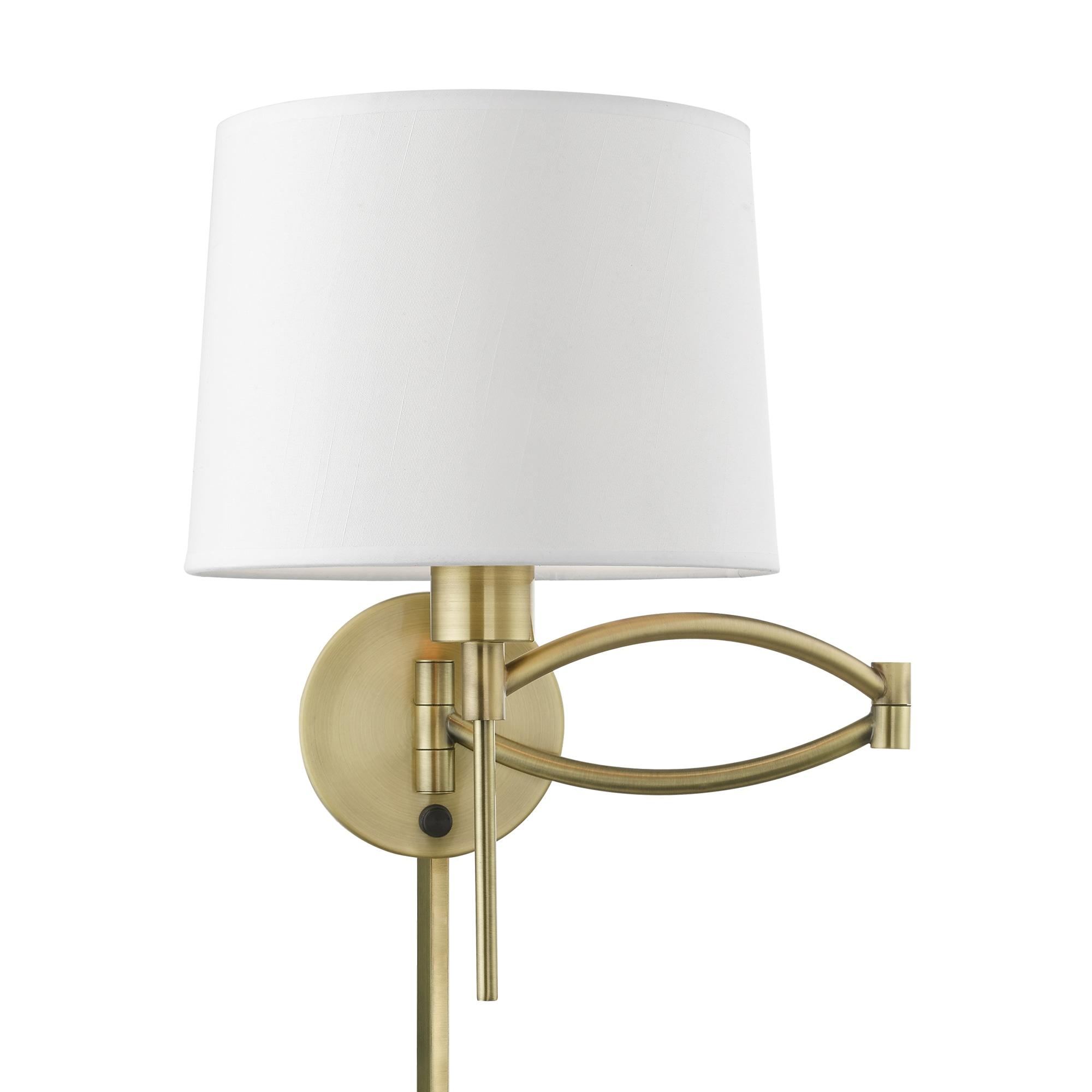 Livex Lighting 1 - Light Wall Light in  Antique Brass
