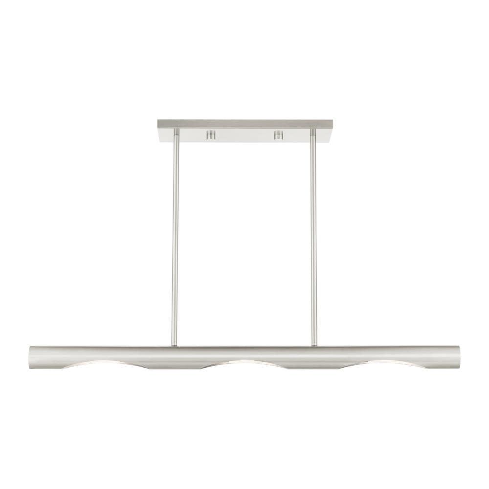 Livex Lighting Acra 3 - Light Chandelier in  Brushed Nickel