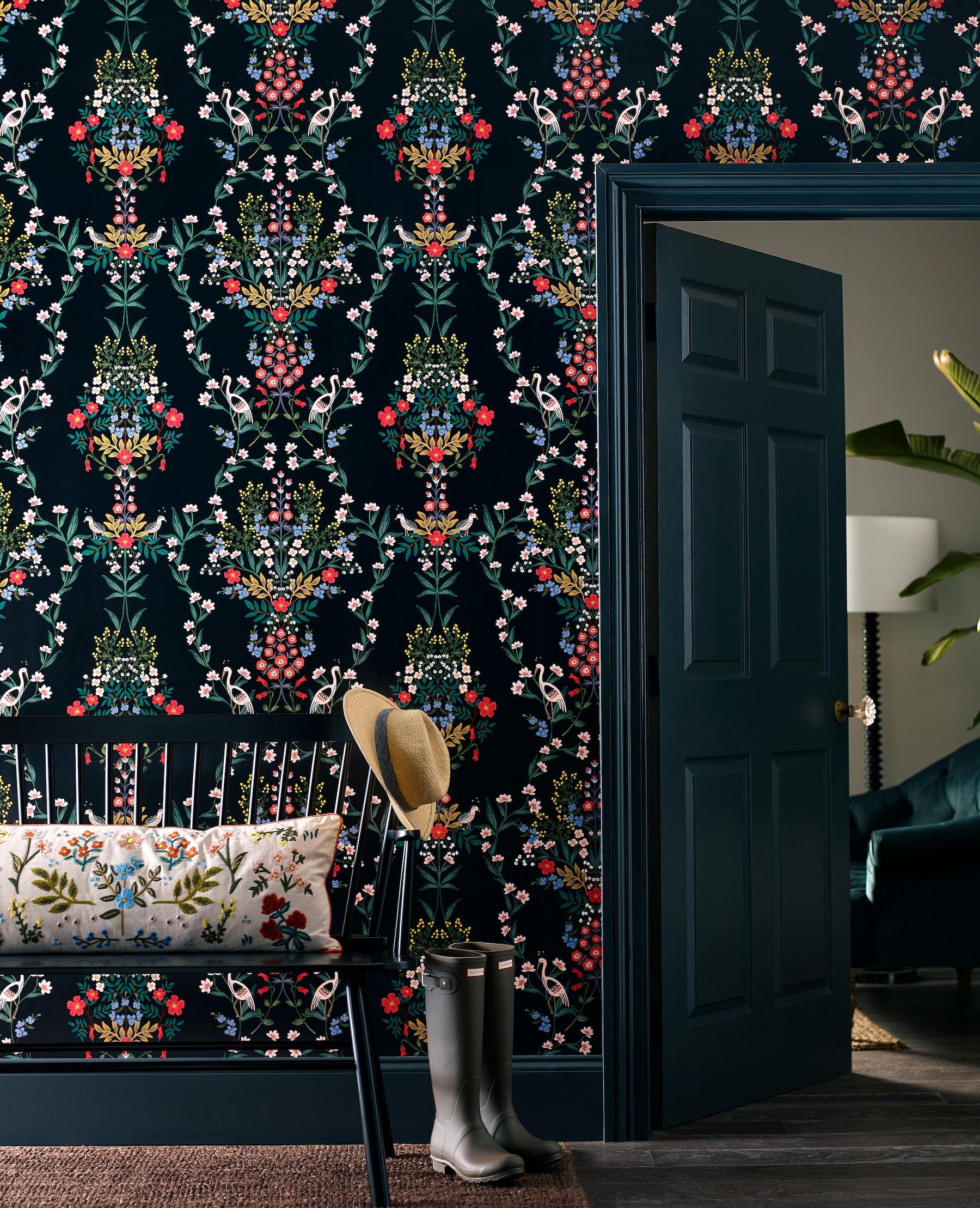 Luxembourg 20' L x 27" W Peel and Stick Wallpaper Roll