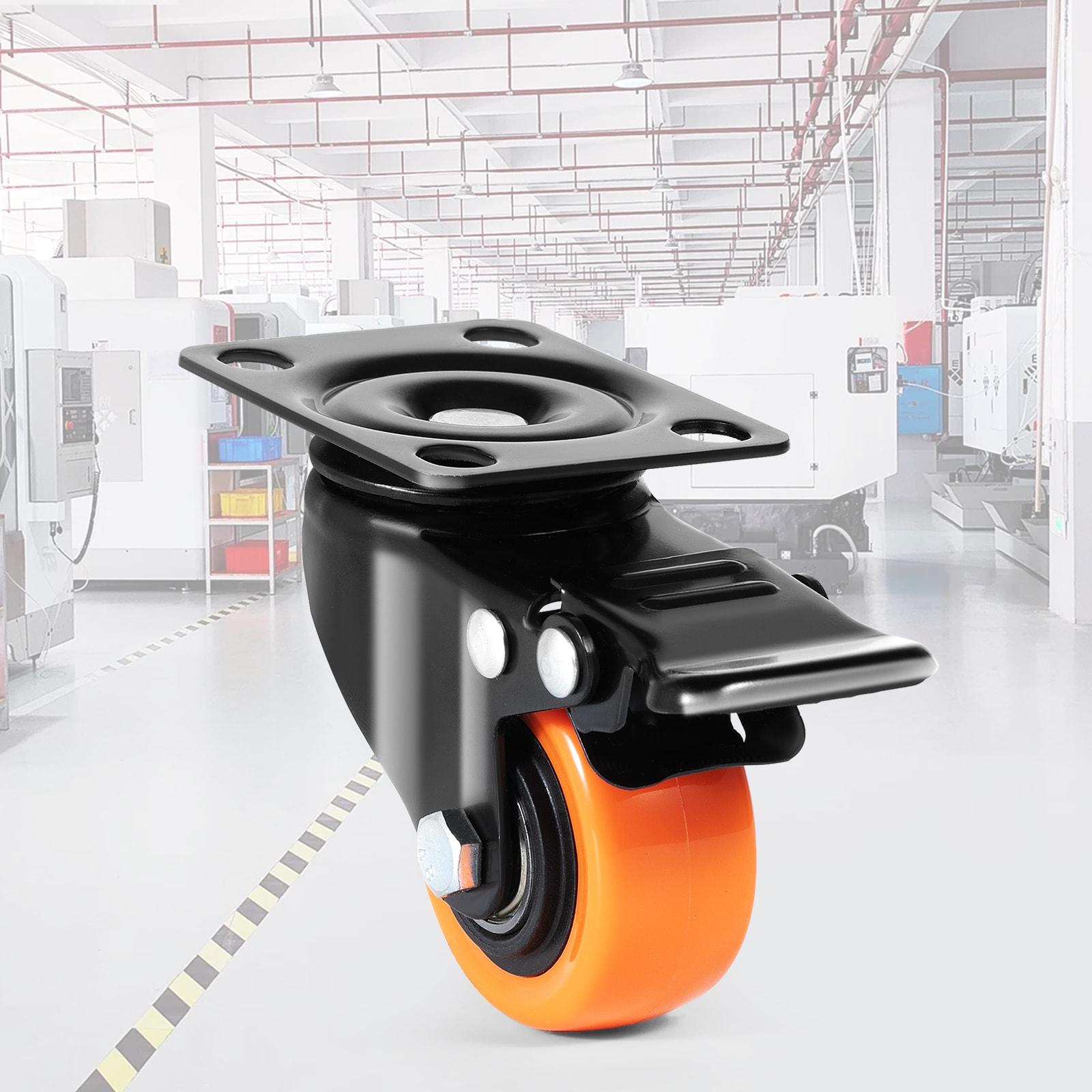 Swivel Plate Casters (Set of 4)