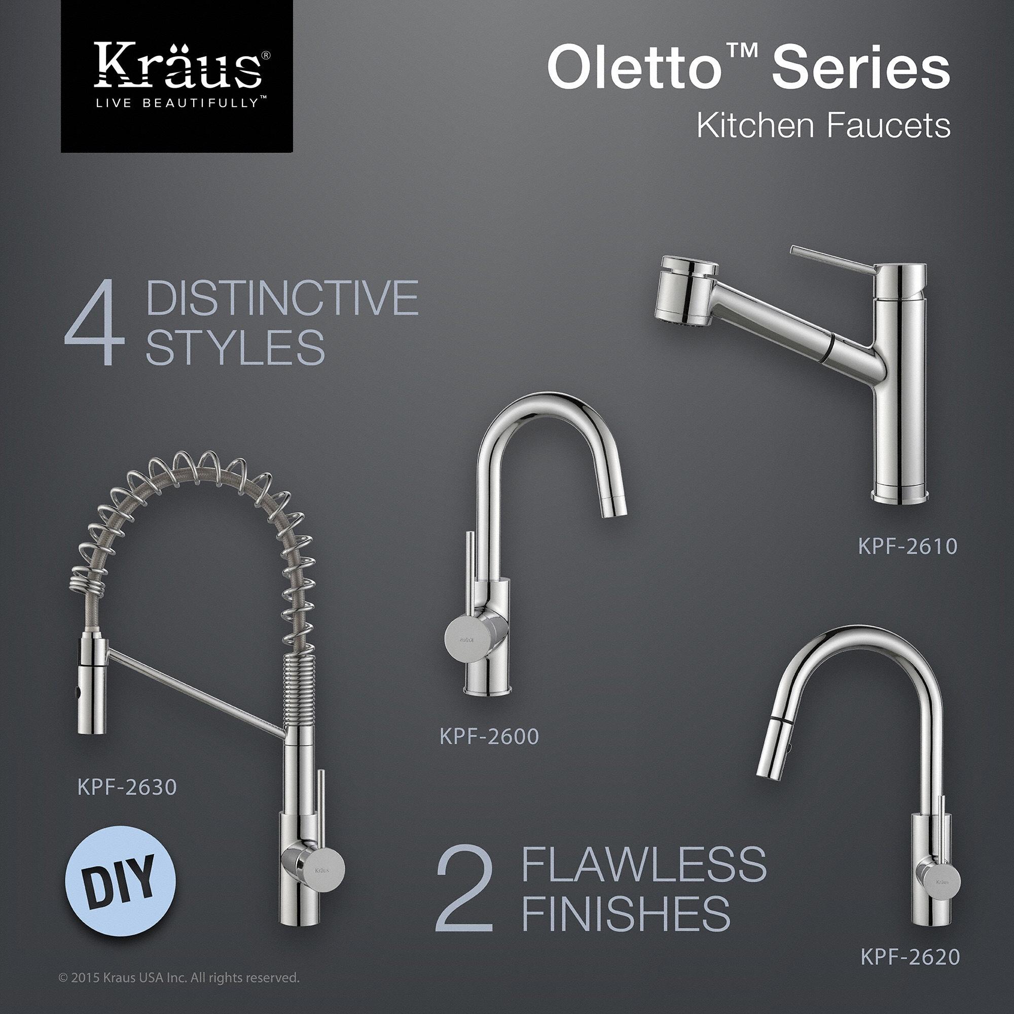 Oletto™ Single Handle Kitchen Bar Faucet