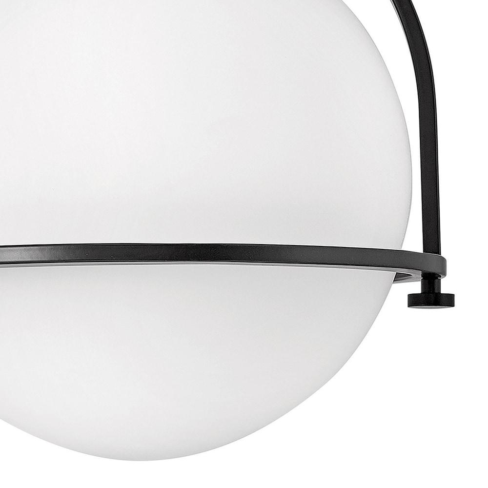 McCormick Hand Blown Glass Semi Flush Mount