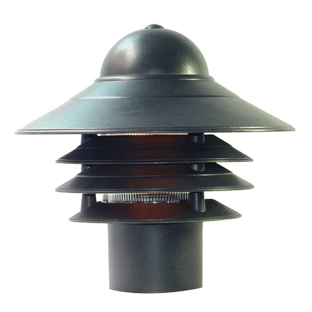 Acclaim 87BK Mariner Collection 1-Light Post Mount Outdoor Light Fixture, Matte Black