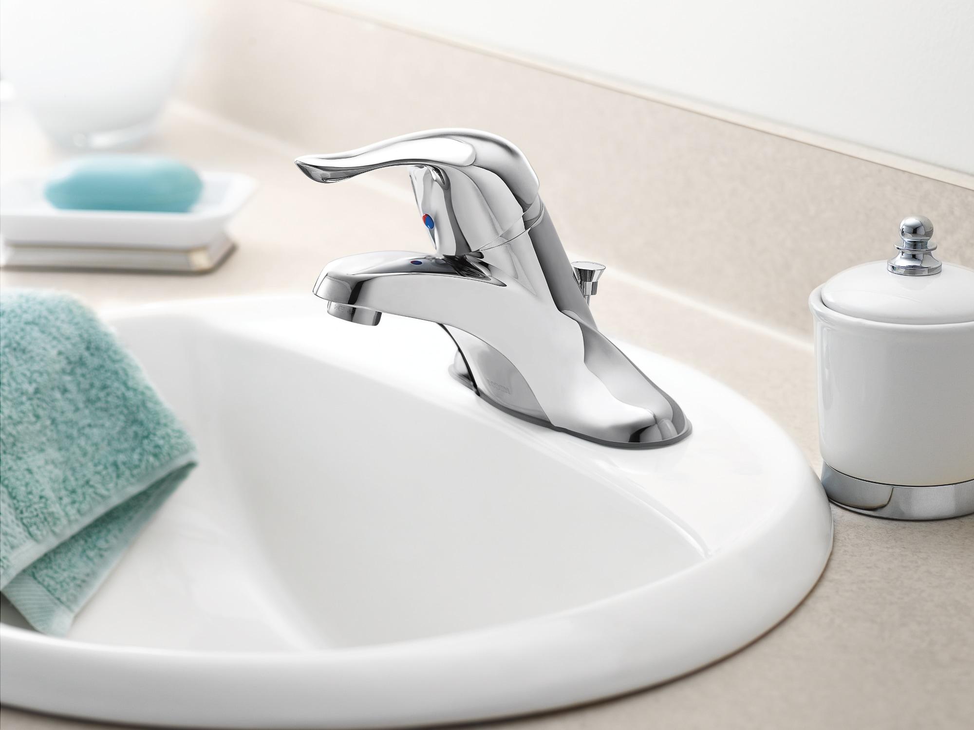 Moen Chateau Chrome One-Handle Bathroom Faucet
