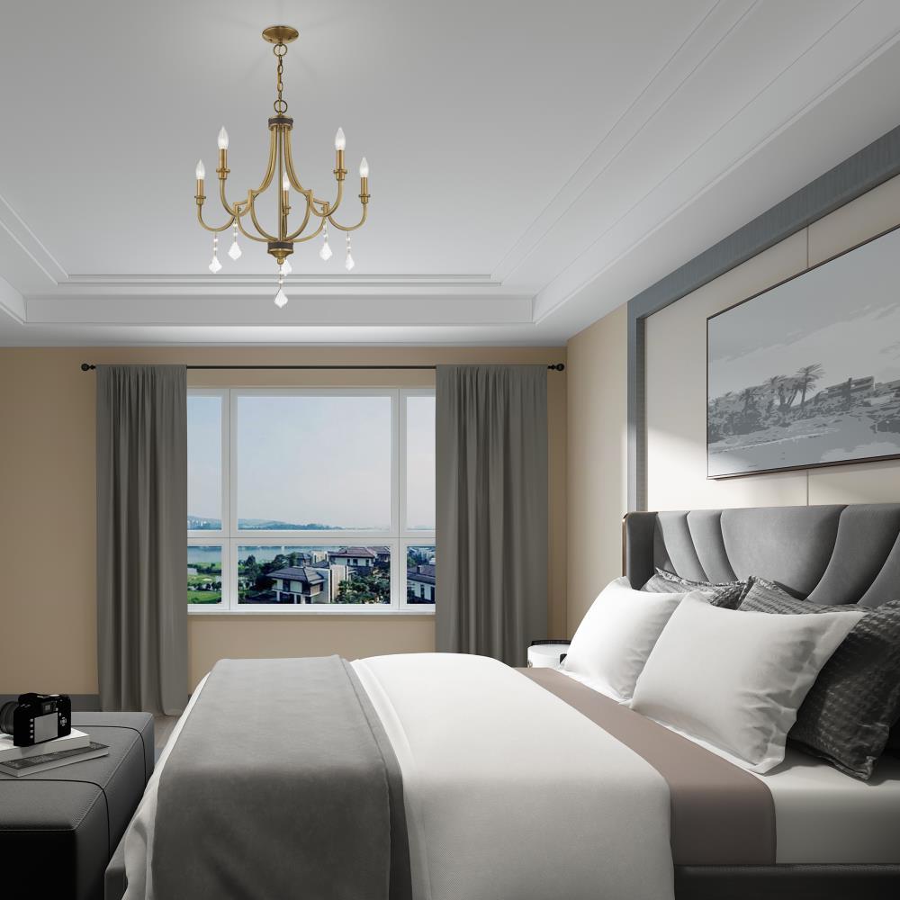 Dedric 5 - Light Dimmable Classic / Traditional Chandelier
