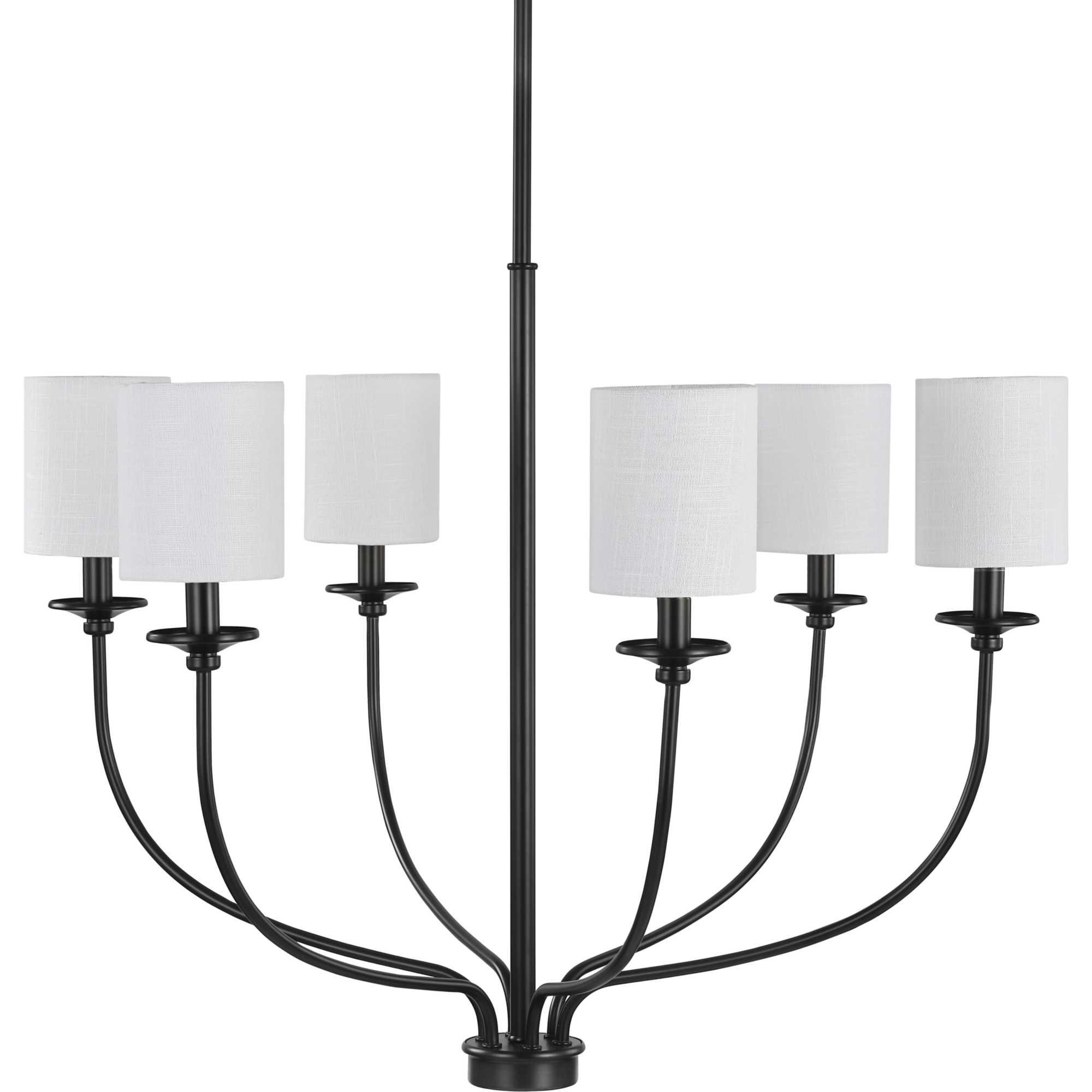Progress Lighting - Six Light Foyer Chandelier - Chandeliers - Bonita -