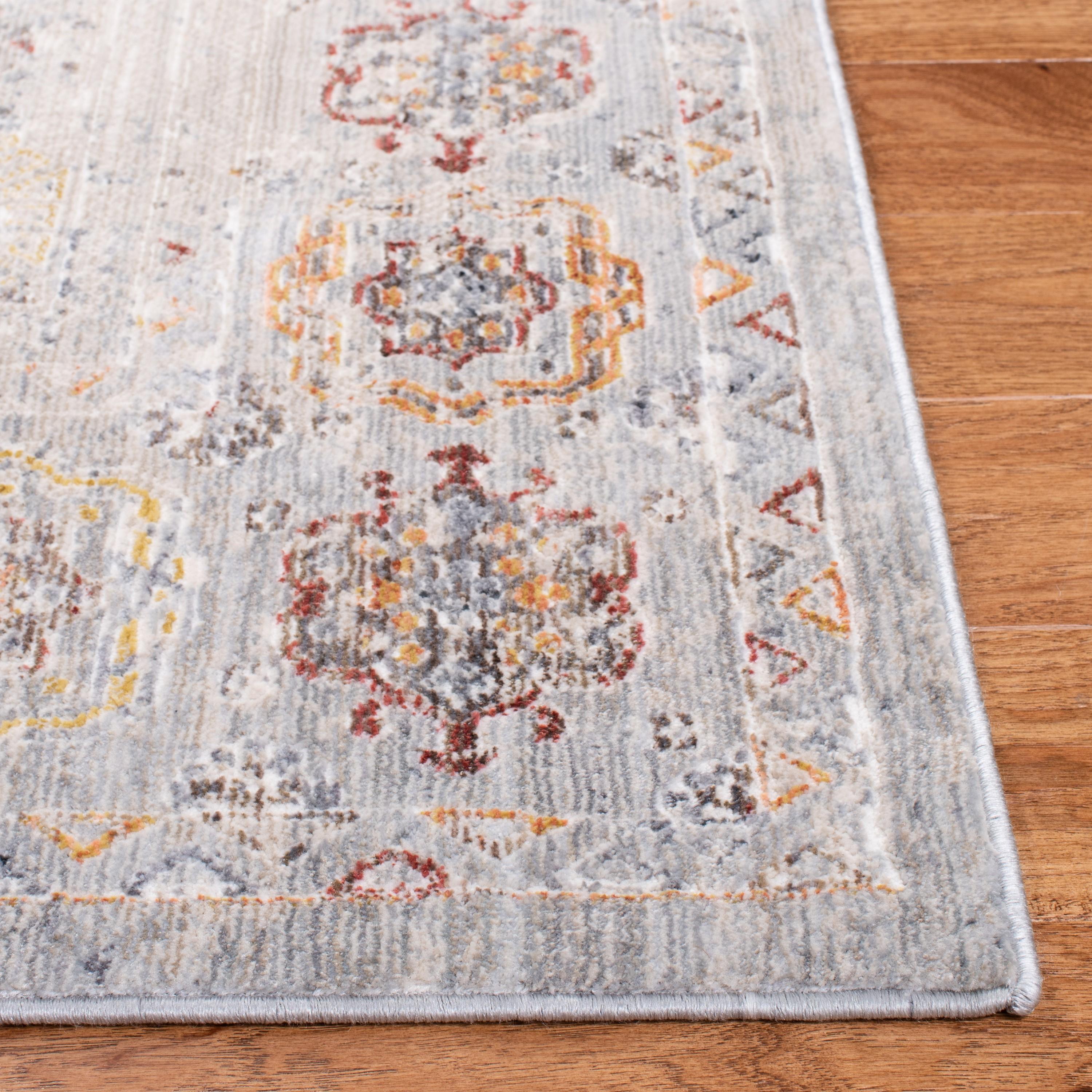 SAFAVIEH History Stanice Oriental Area Rug, Light Grey/Gold, 9' x 12'